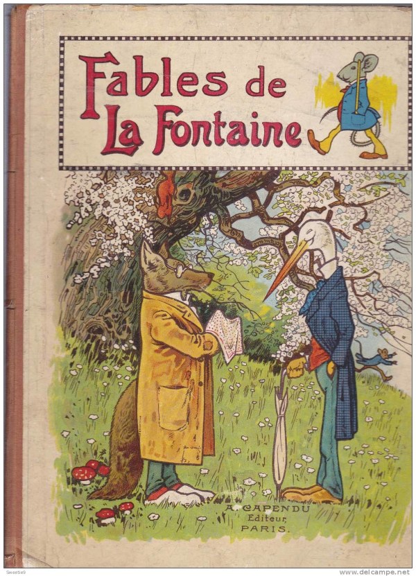 Les Fables de La Fontaine en livres textiles Patchwork sur son 31