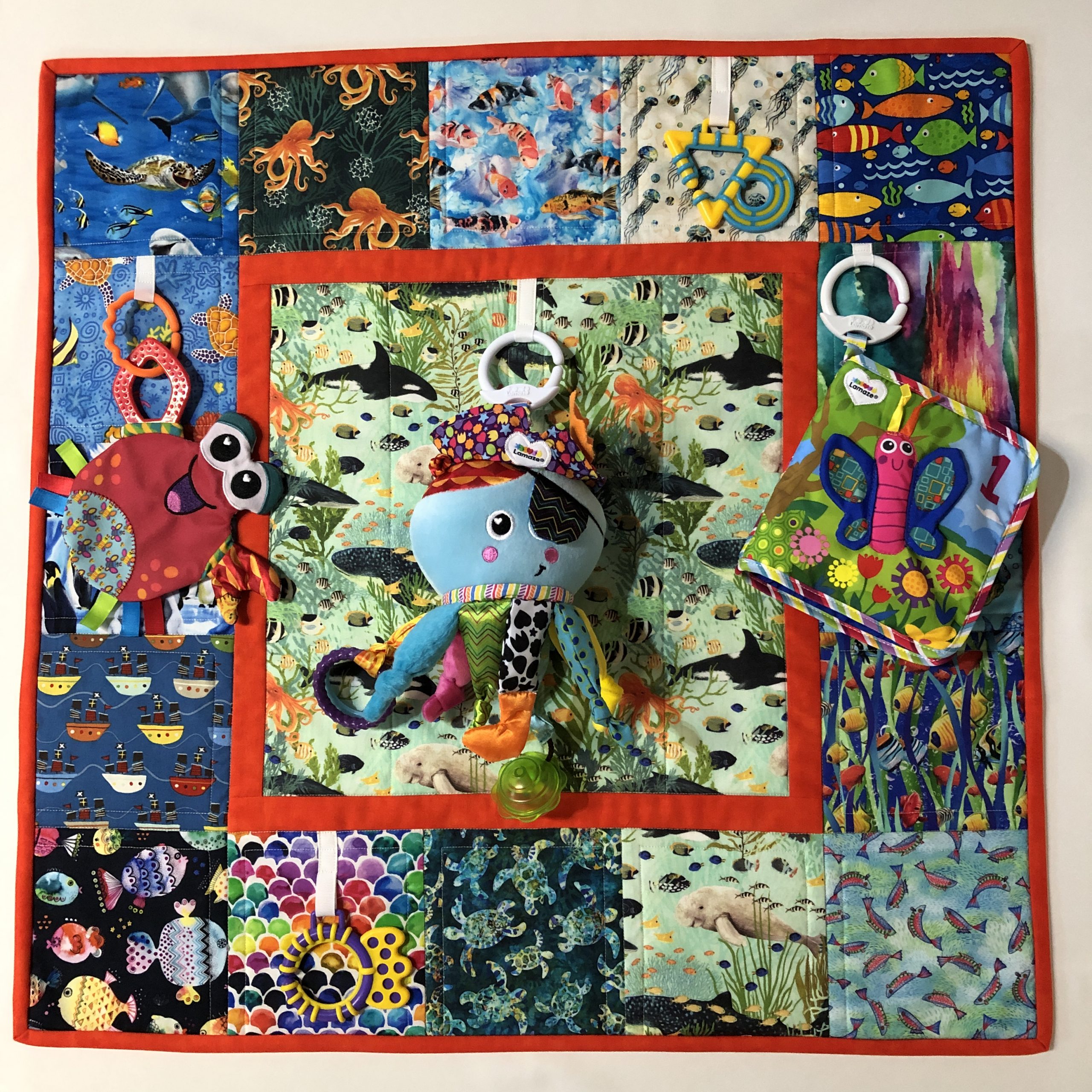 Captain Squid Baby Activity Quilt Patch & Co