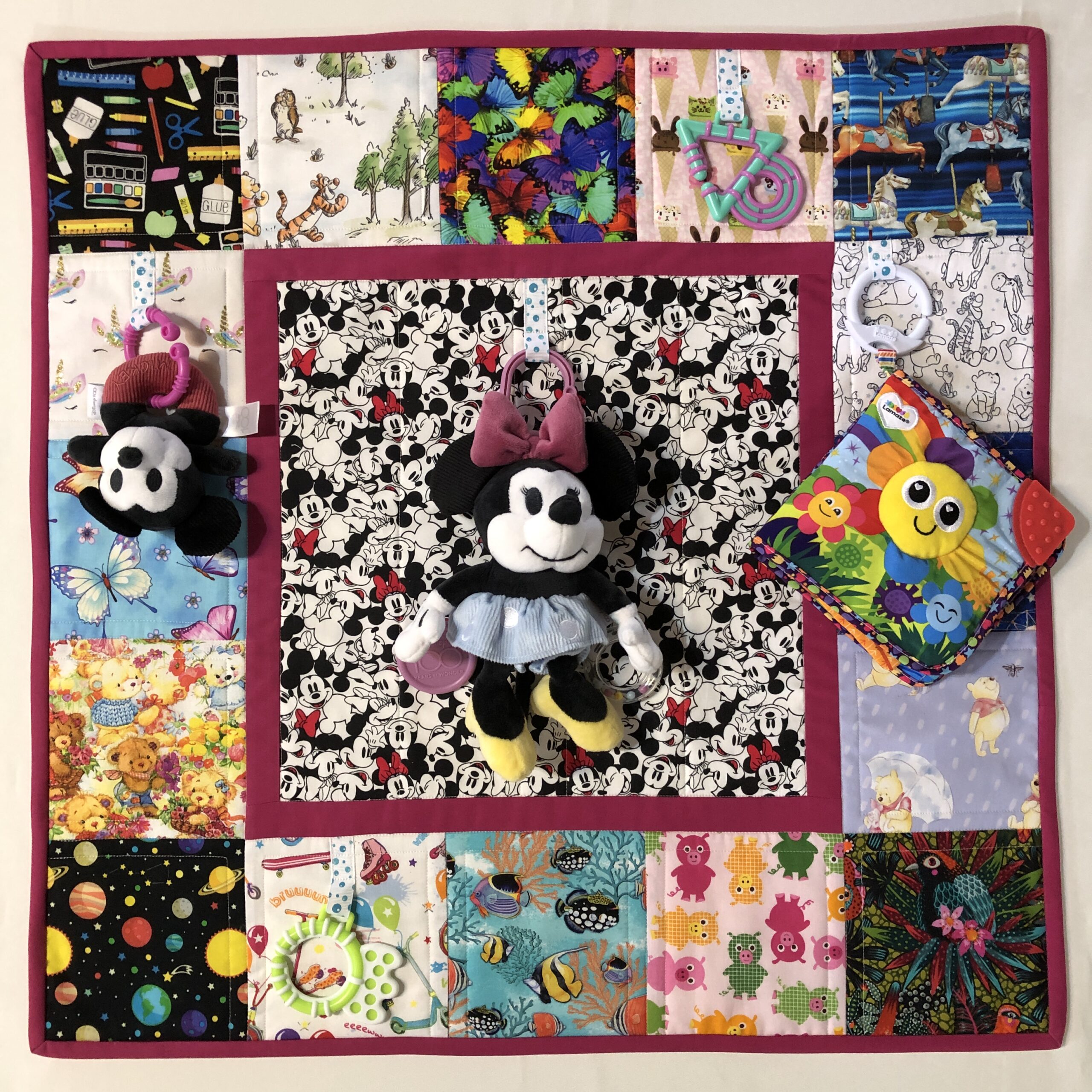 Minnie Mouse Baby Activity Quilt Patch & Co