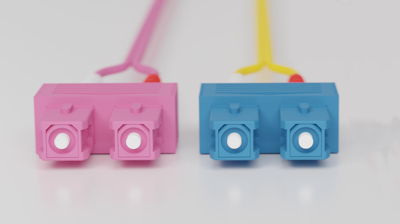 What are SC fiber optic connectors?