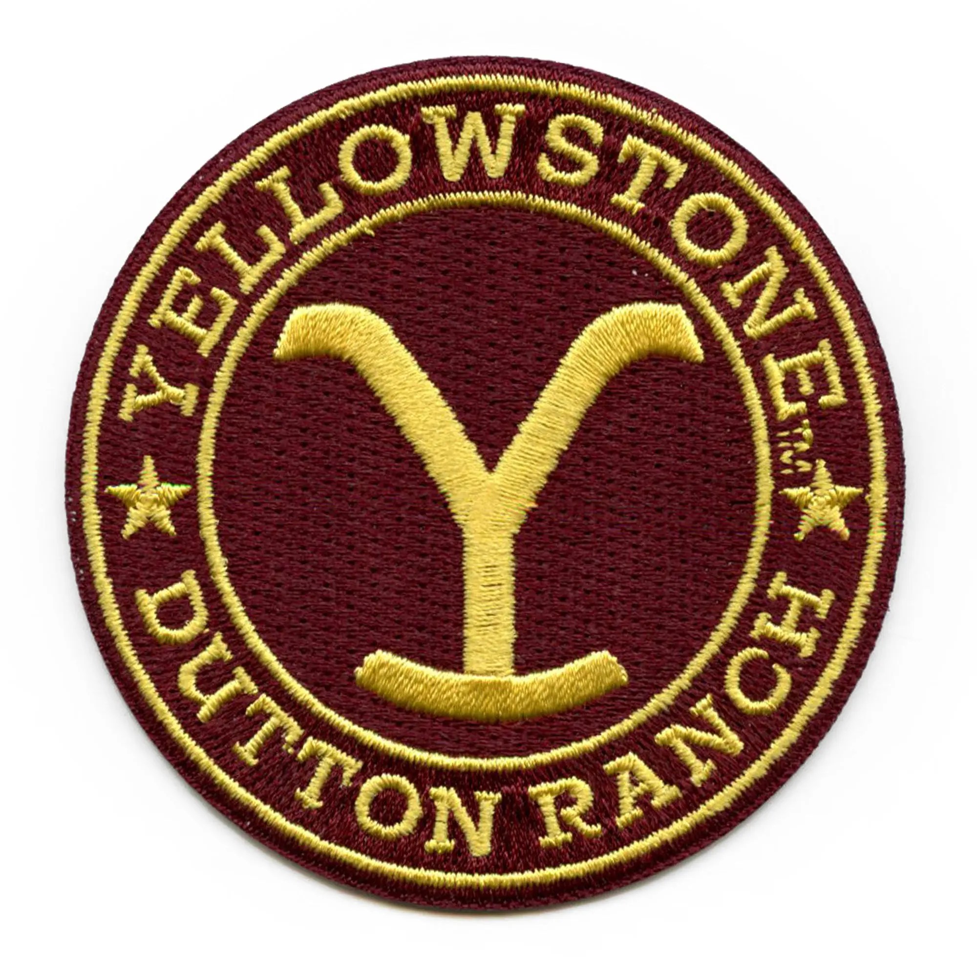 Yellowstone Dutton Ranch Patch Western Montana Mountains Embroidered I