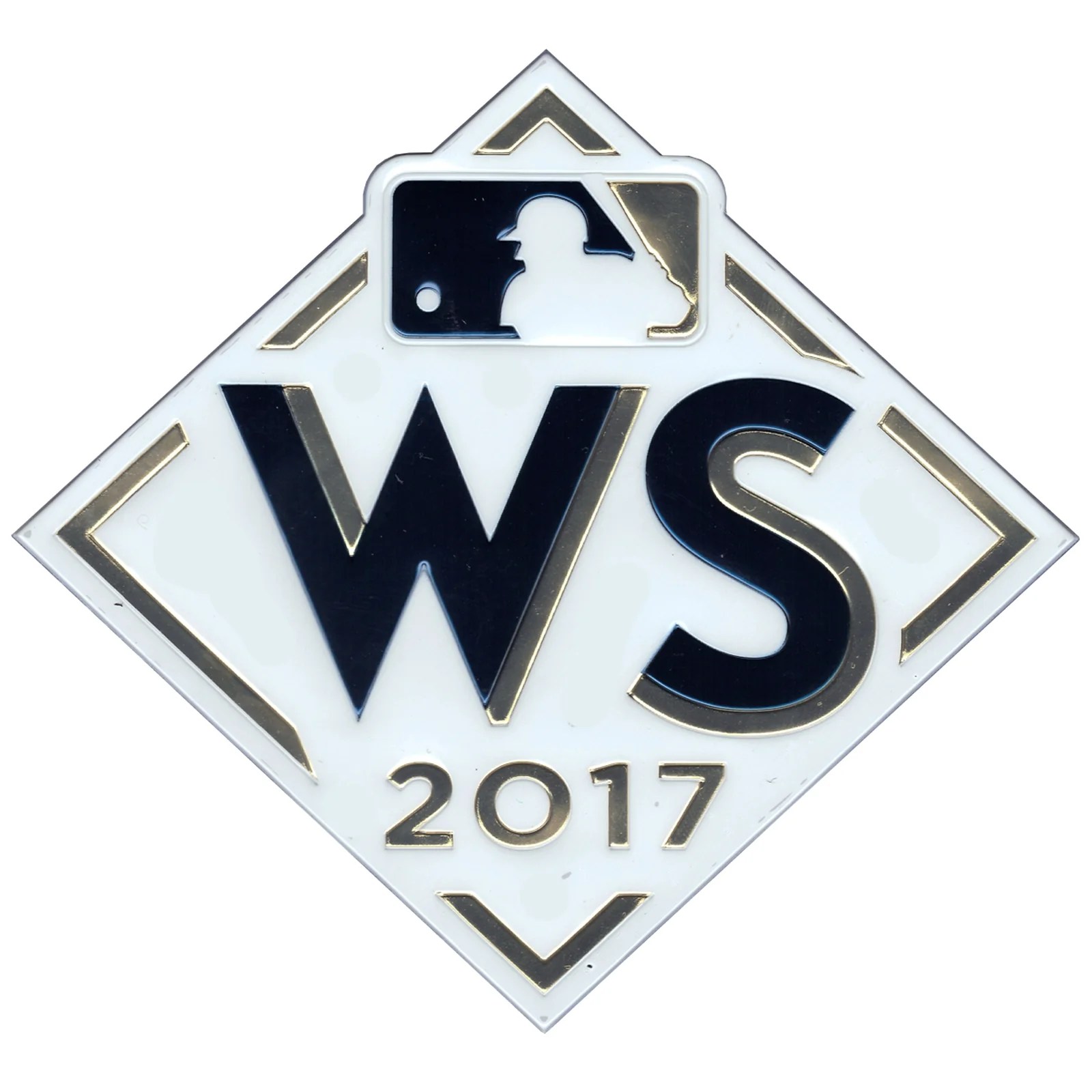 2017 MLB World Series Emboss Tech Jersey Patch Los Angeles Dodgers