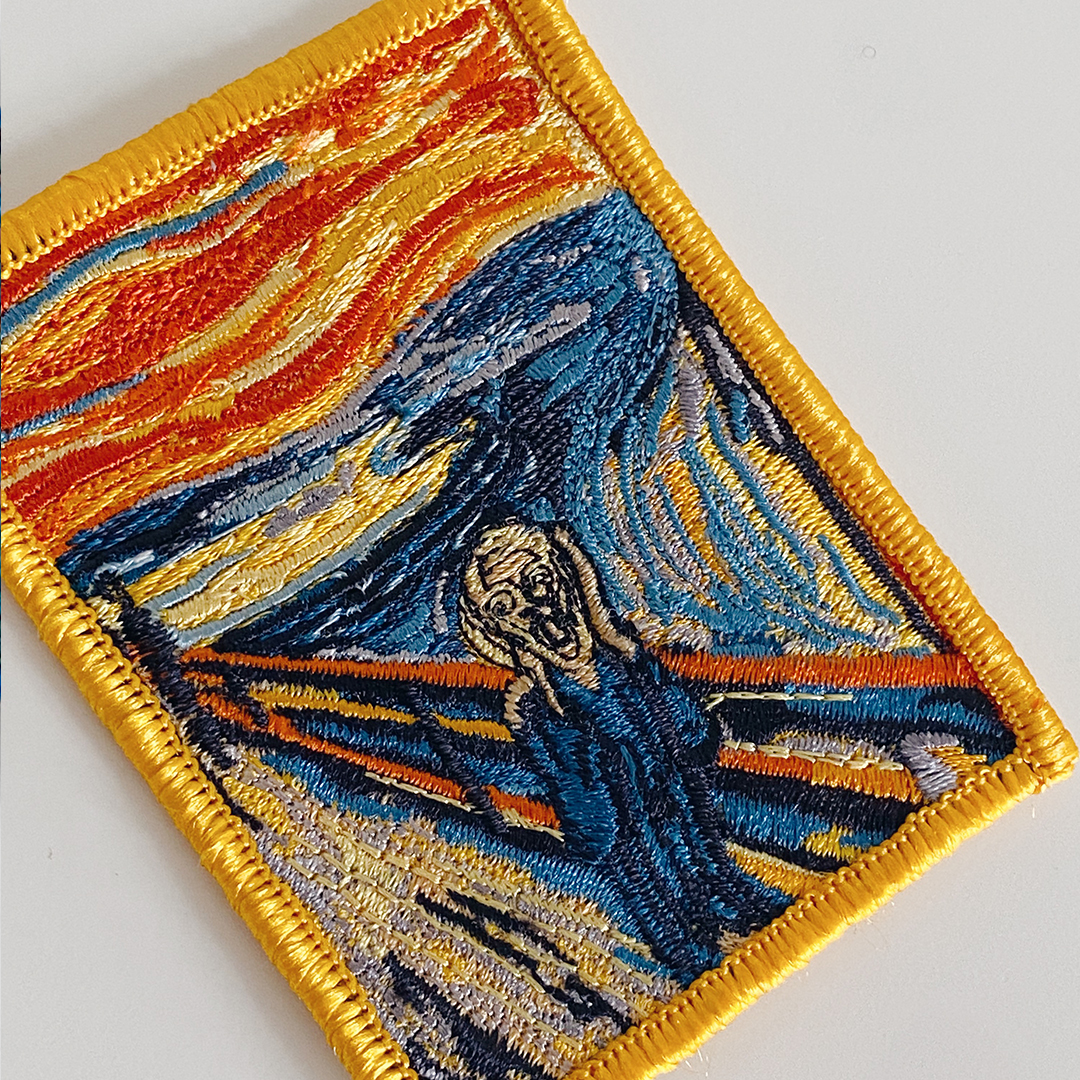 Transforming Classic Paintings Into Embroidered Patches Patch Factory