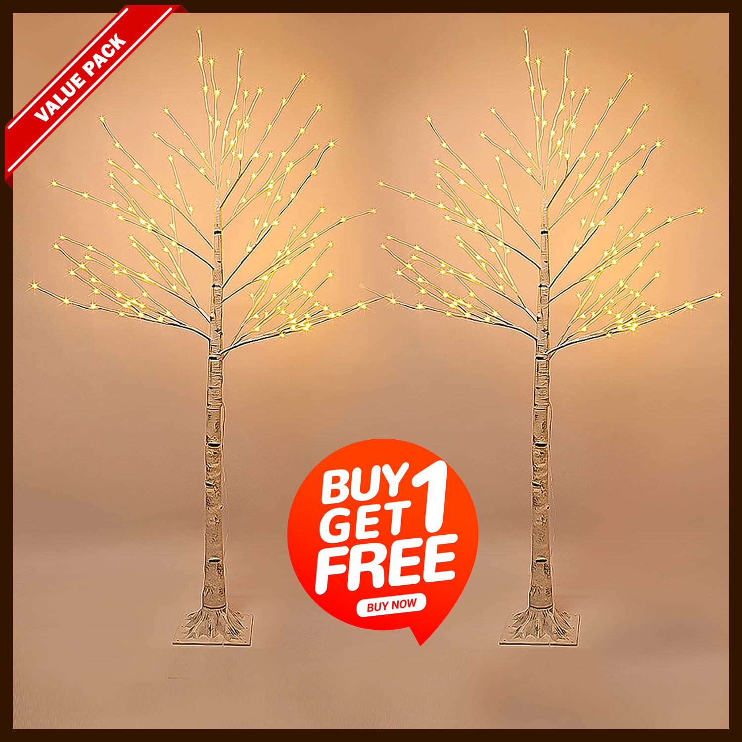 Buy Now Pair of LED Trees for 199, Prelit LED Light