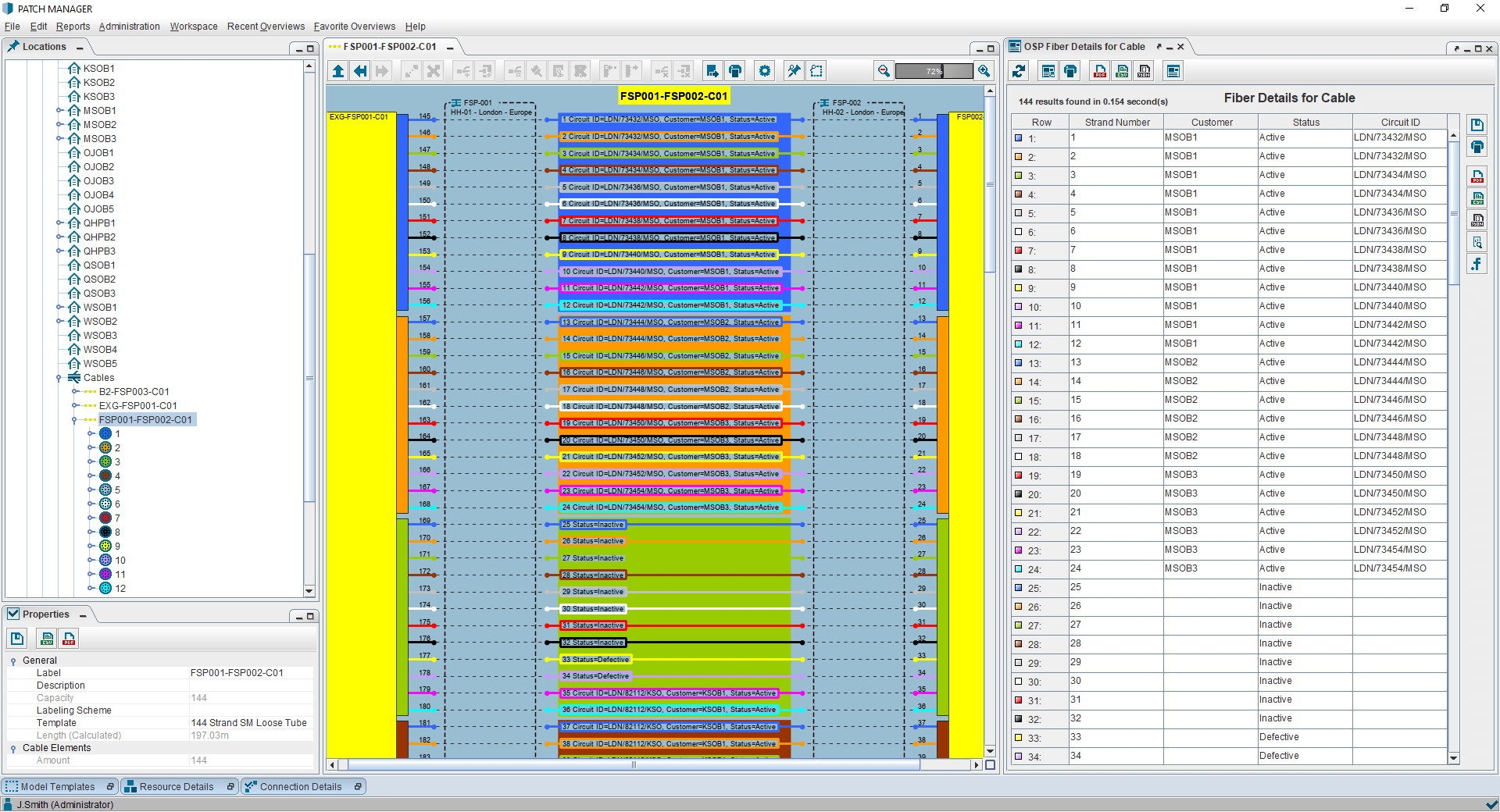Outside Plant Fiber Management Software PATCH MANAGER