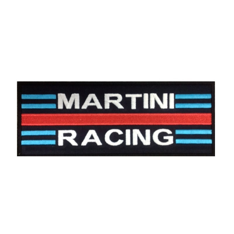 0924 Embroidered Badge Patch Sew On 25x10 MARTINI RACING