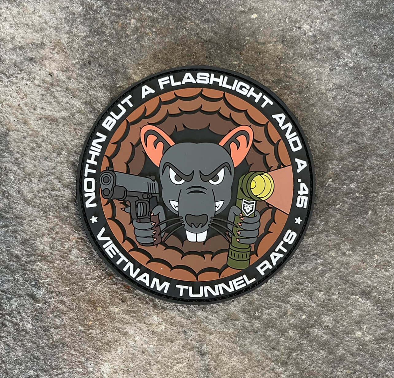 Vietnam Tunnel Rats PVC Morale Patch PatchOps