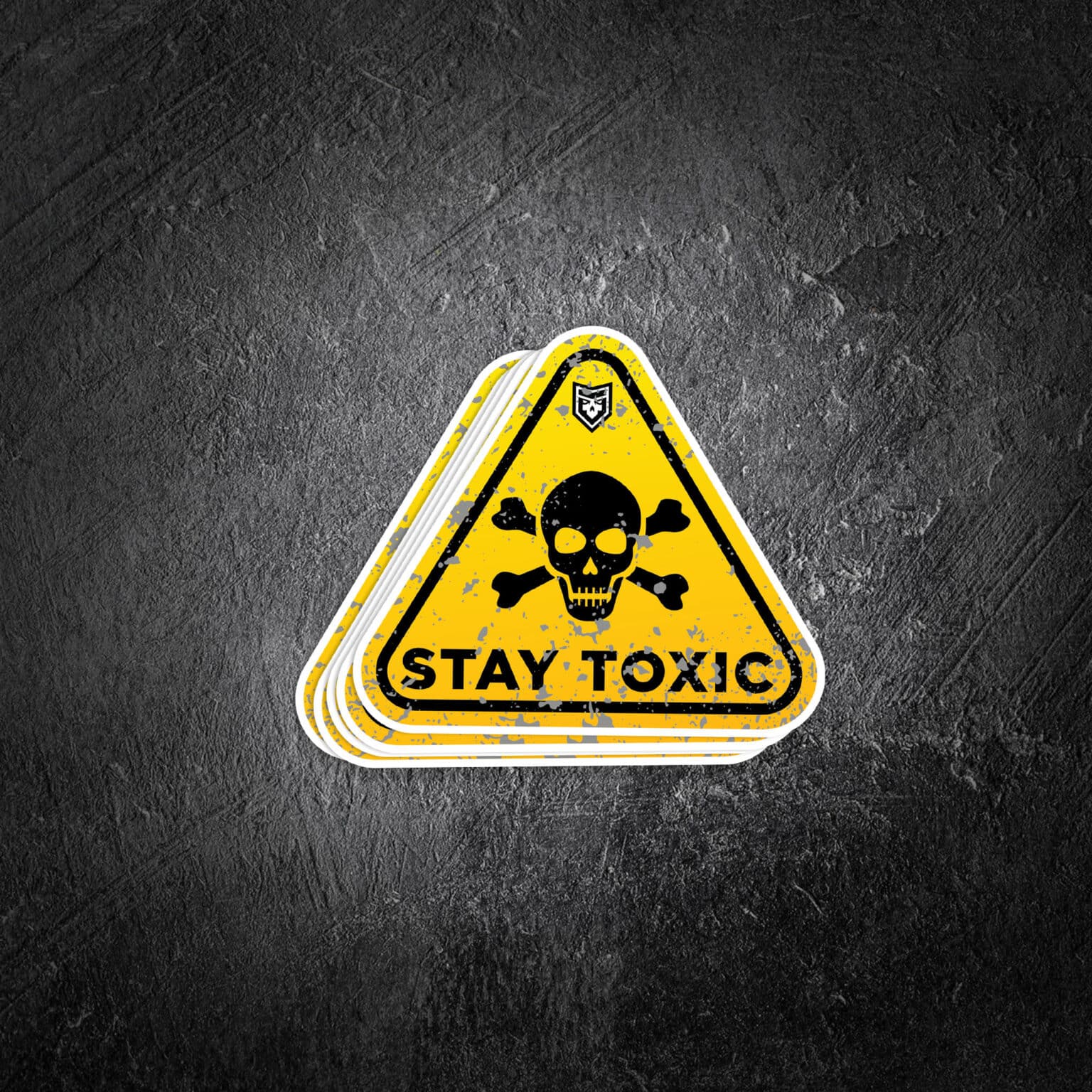 Stay Toxic (skull) Vinyl Decal PatchOps