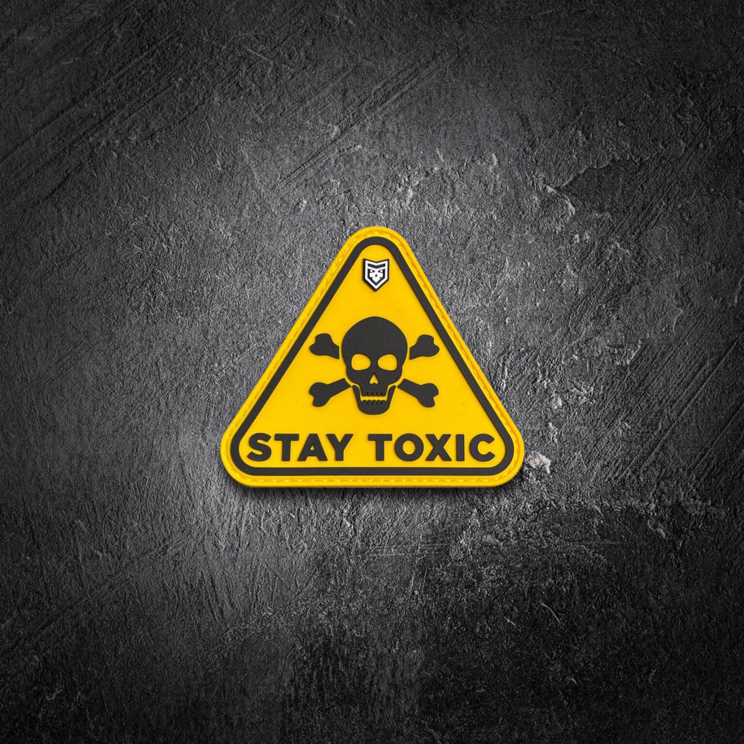 Stay Toxic (skull) PVC Morale Patch PatchOps