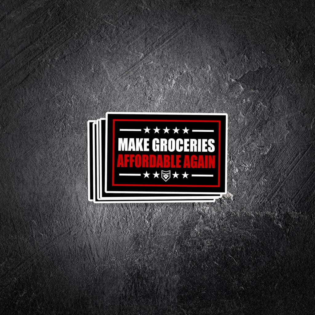 Make Groceries Affordable Again Vinyl Decal PatchOps