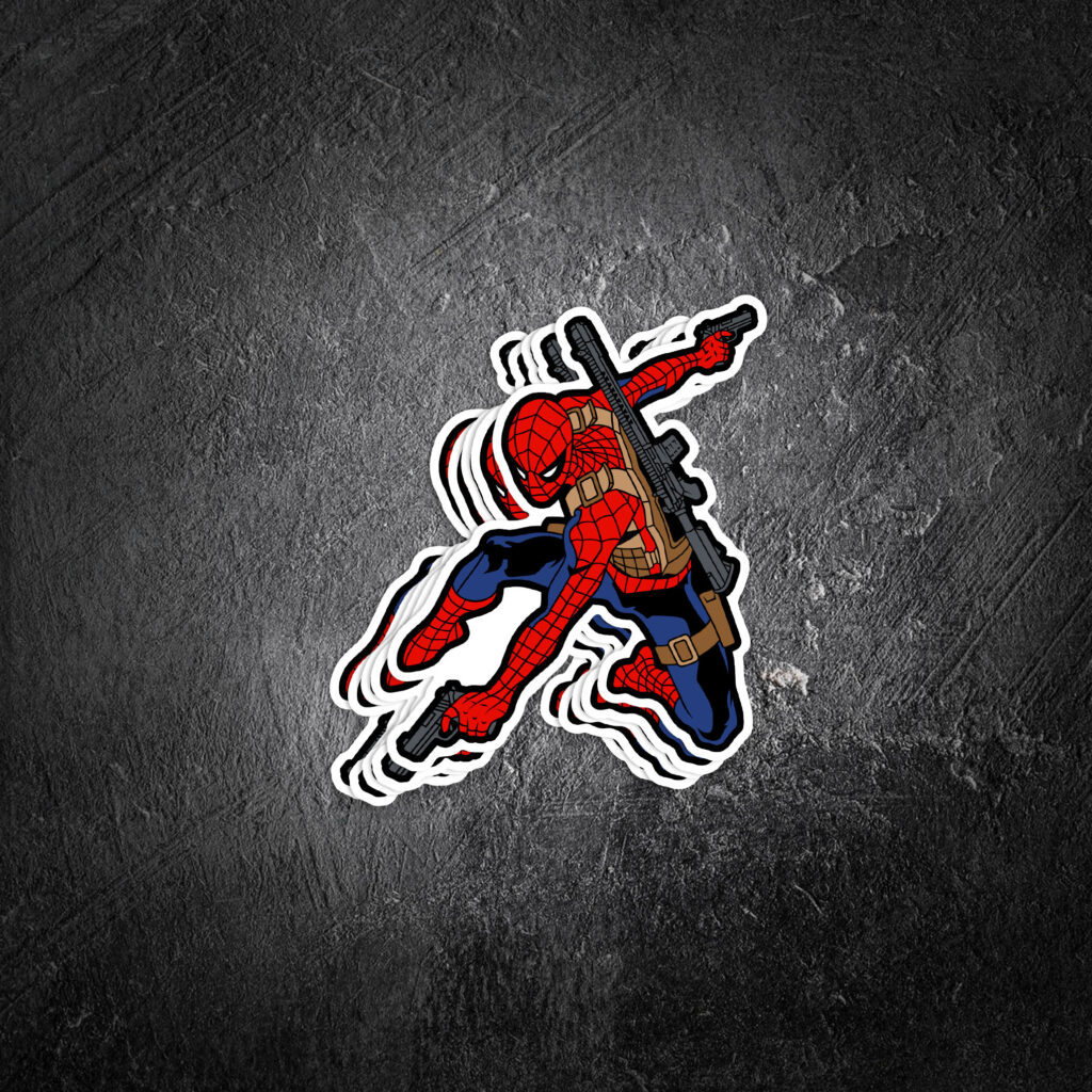 2A Spider….man Vinyl Decal PatchOps