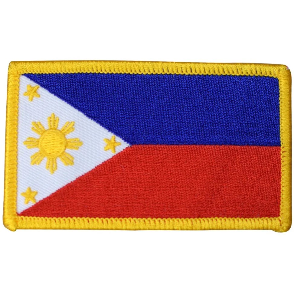 Philippines Flag Patch Luzon Visayas Mindanao Manila Quezon 33/8