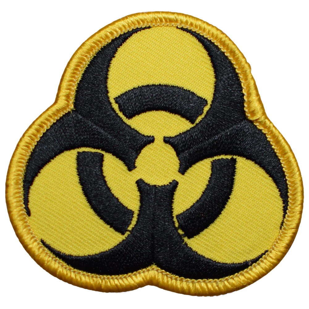 Biohazard Patch Biological Hazard, Virus, Bacteria, COVID19. SARS