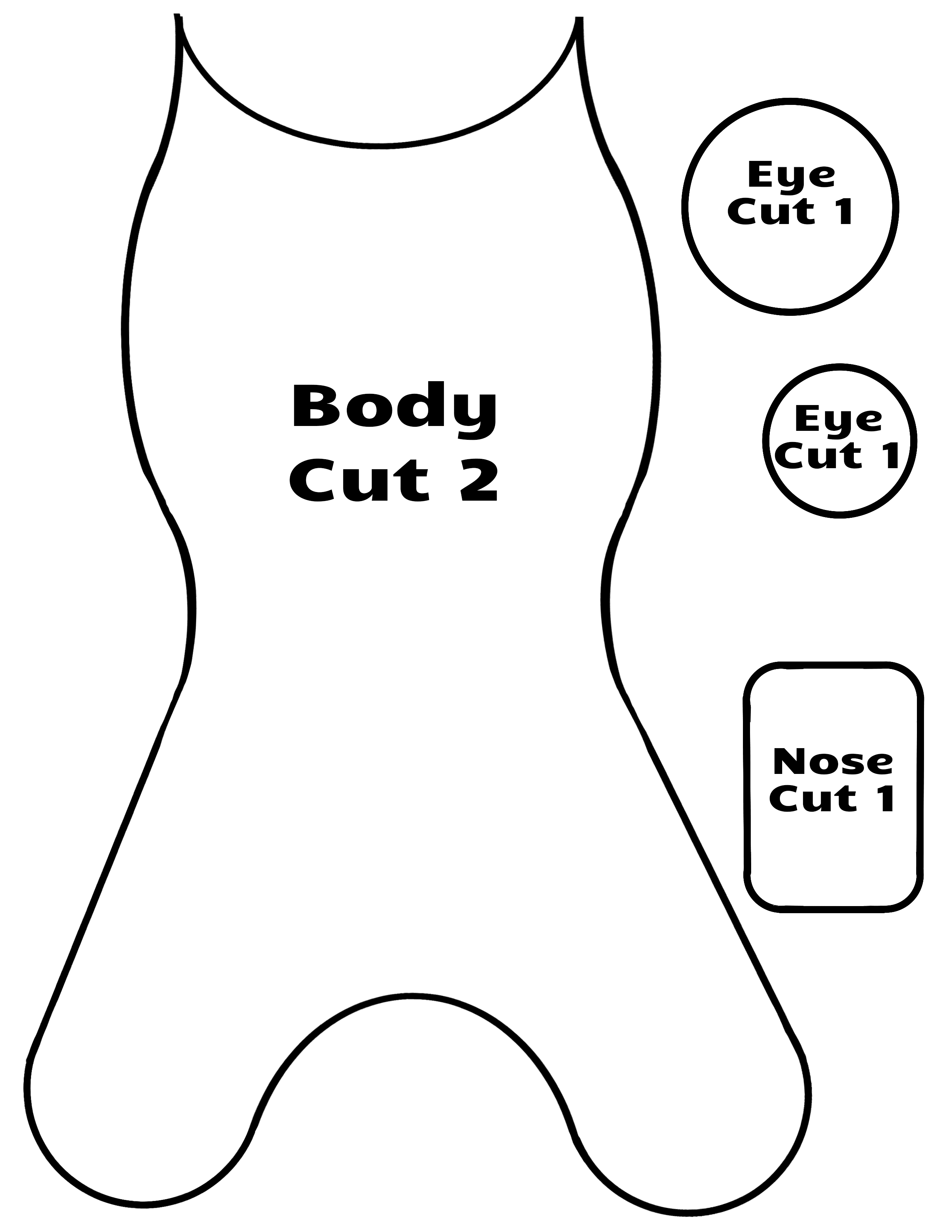 Easy Printable Dog Toy Pattern for Homemade Dog Toys to Sell