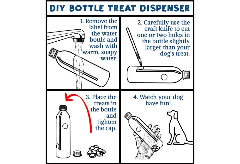 DIY Homemade Dog Toys with Water Bottles