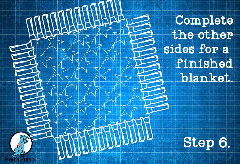 No Sew Fleece Blankets for Animal Shelters