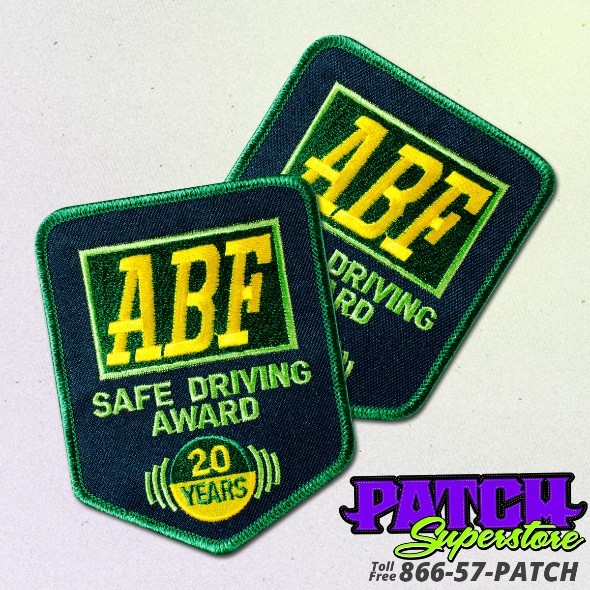 Safe Driving Award Patch PatchSuperstore