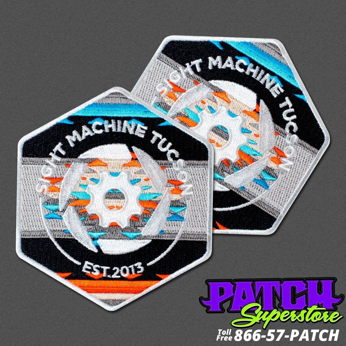 Sight Machine Tucson Custom Patches PatchSuperstore
