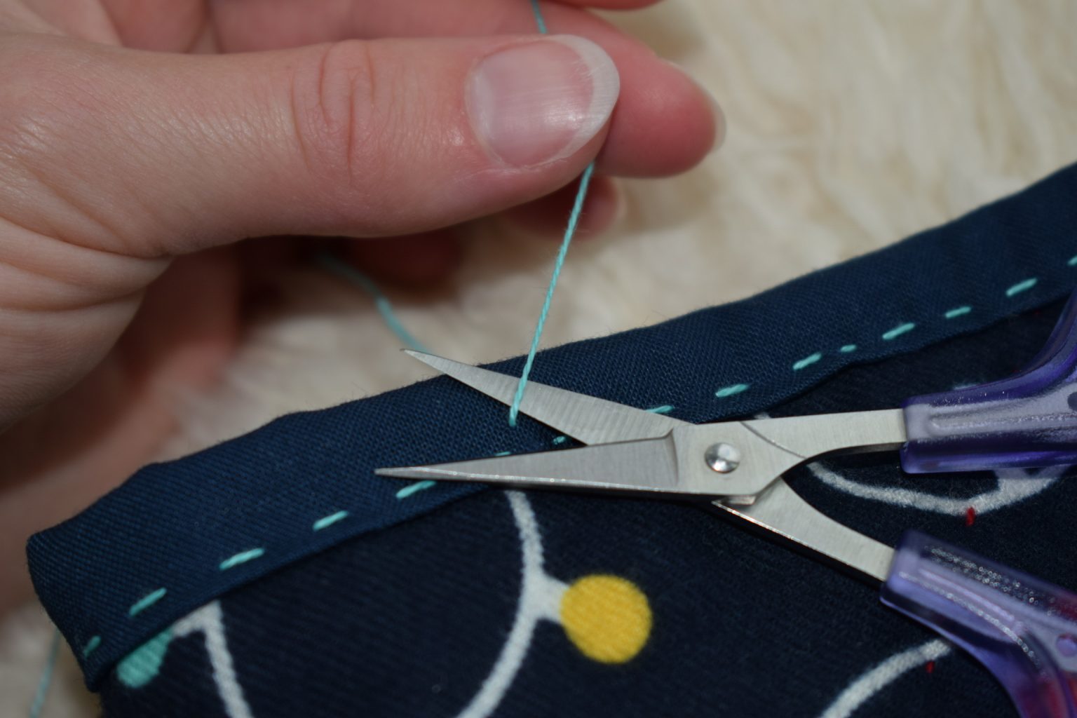 Big Stitch Hand Binding A Tutorial Patchwork and Poodles