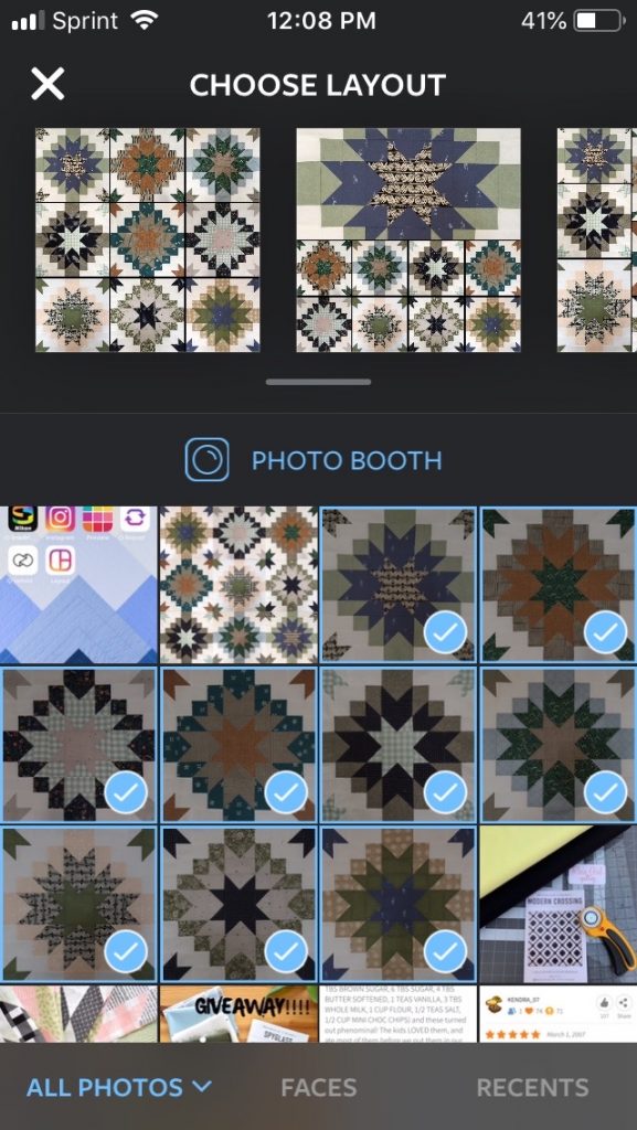 Speedy Quilt Layout Using Your Phone! Patchwork and Poodles