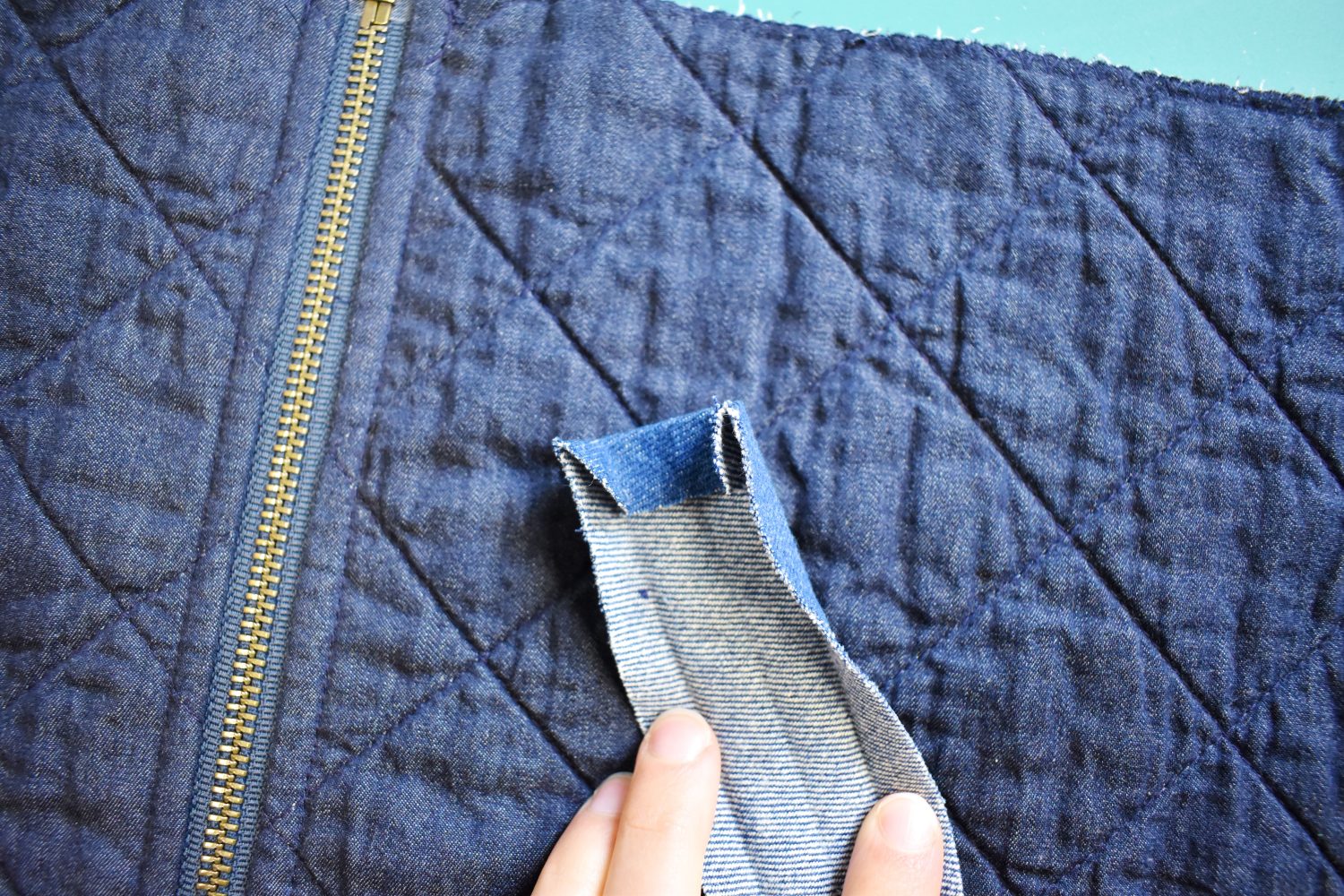 Zipper Patchwork Chore Coat Hack Patchwork and Poodles
