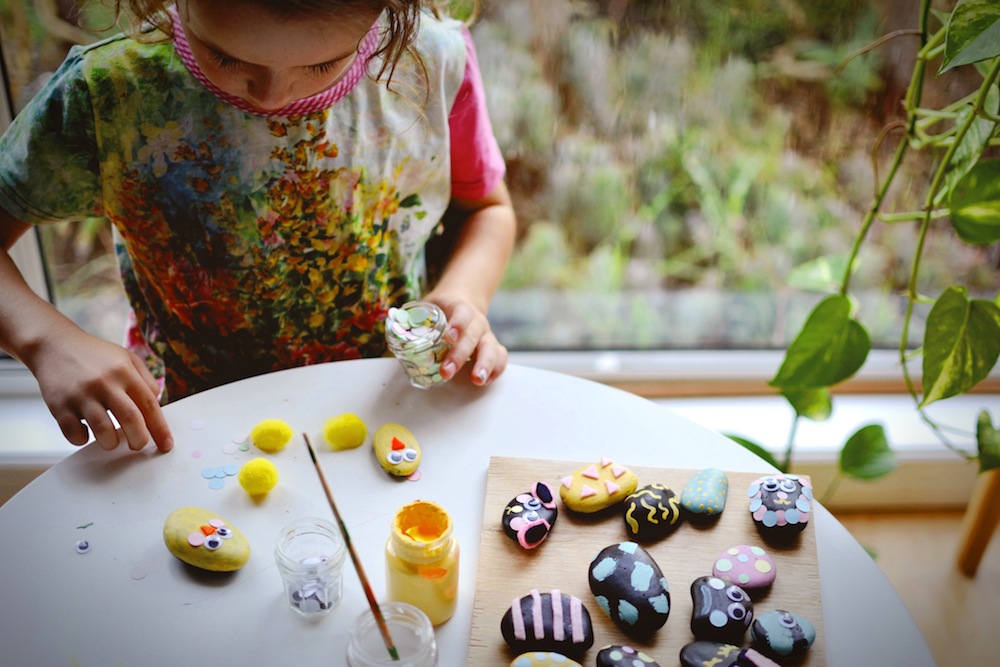DIY Pet Rocks A very cute craft activity for winter
