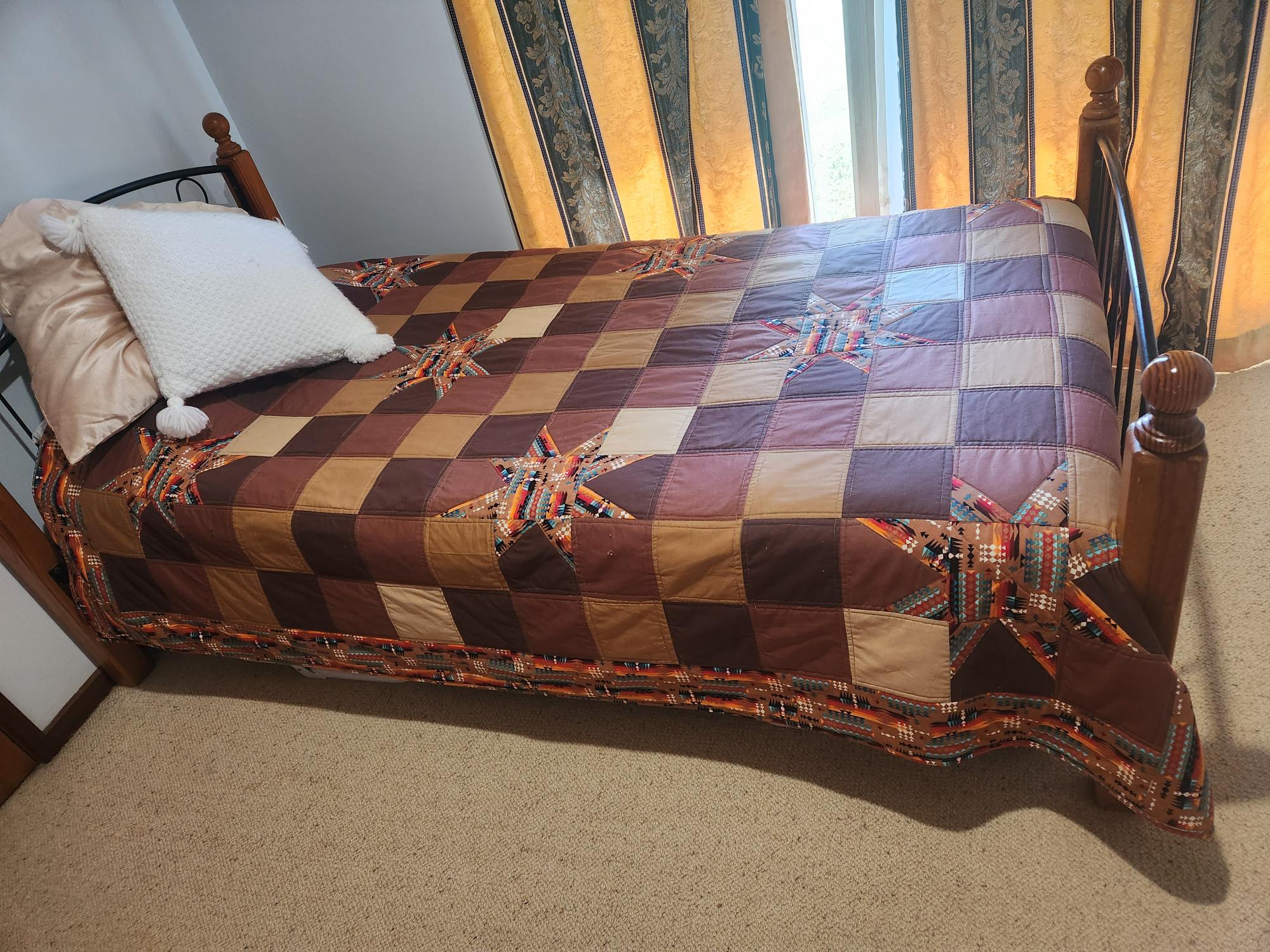Desert Star King Single quilt The Patchwork Quilt Maker