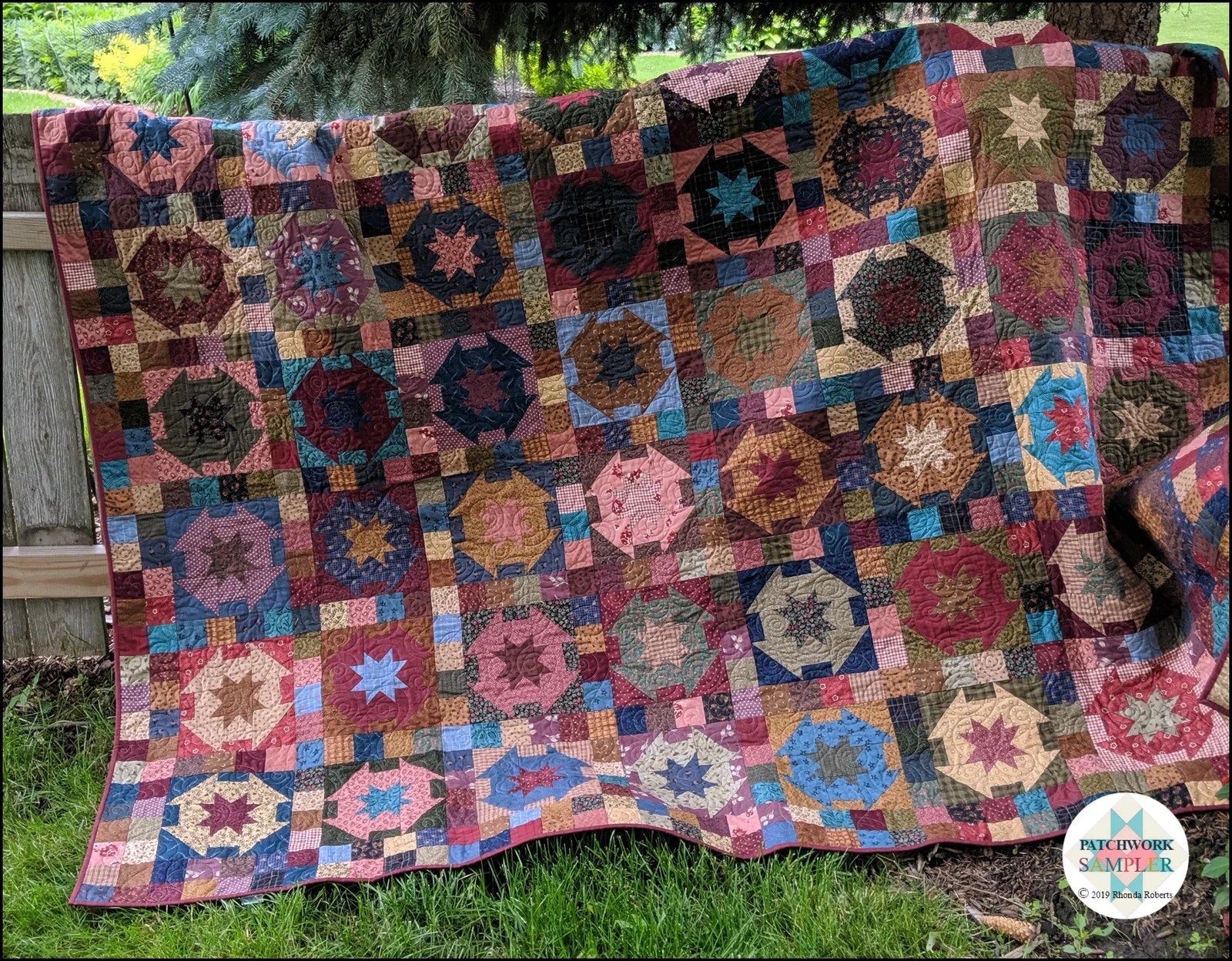 Pie In The SkyJune OMG Finished Patchwork Sampler