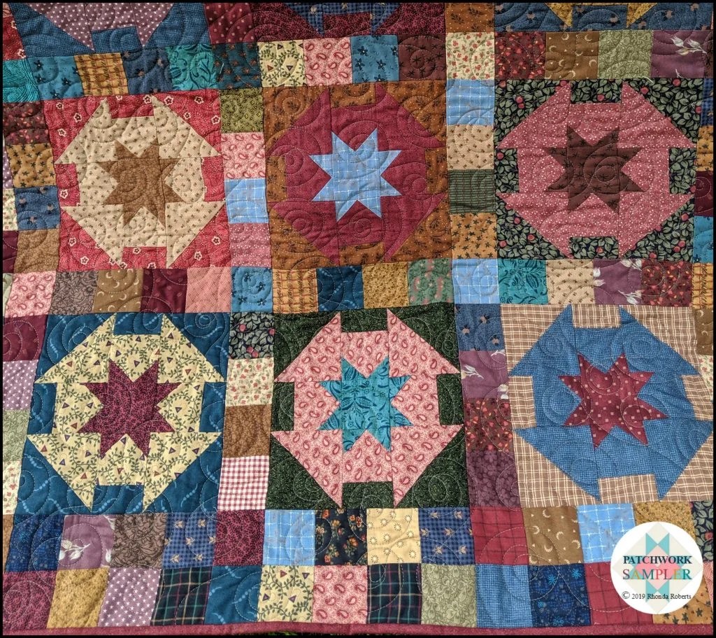 Pie In The SkyJune OMG Finished Patchwork Sampler