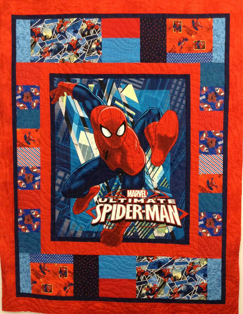 Spiderman Panel Cotton Quilt Fabric Marvel Cotton Fabric 36, 60 OFF