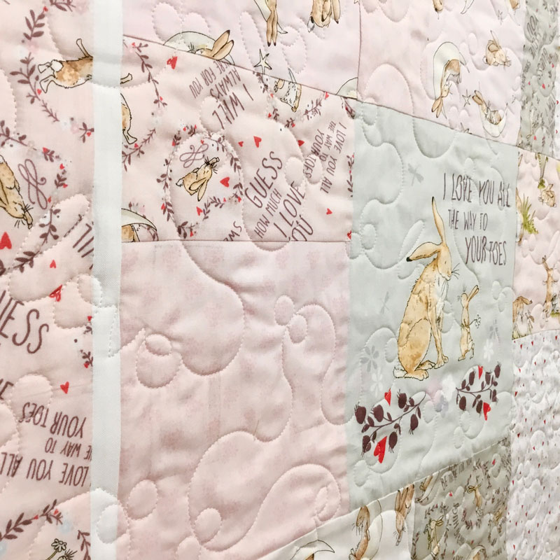 Guess How Much I Love You Quilt Kit (Pink) Patchwork with Gail B Patchwork with Gail B