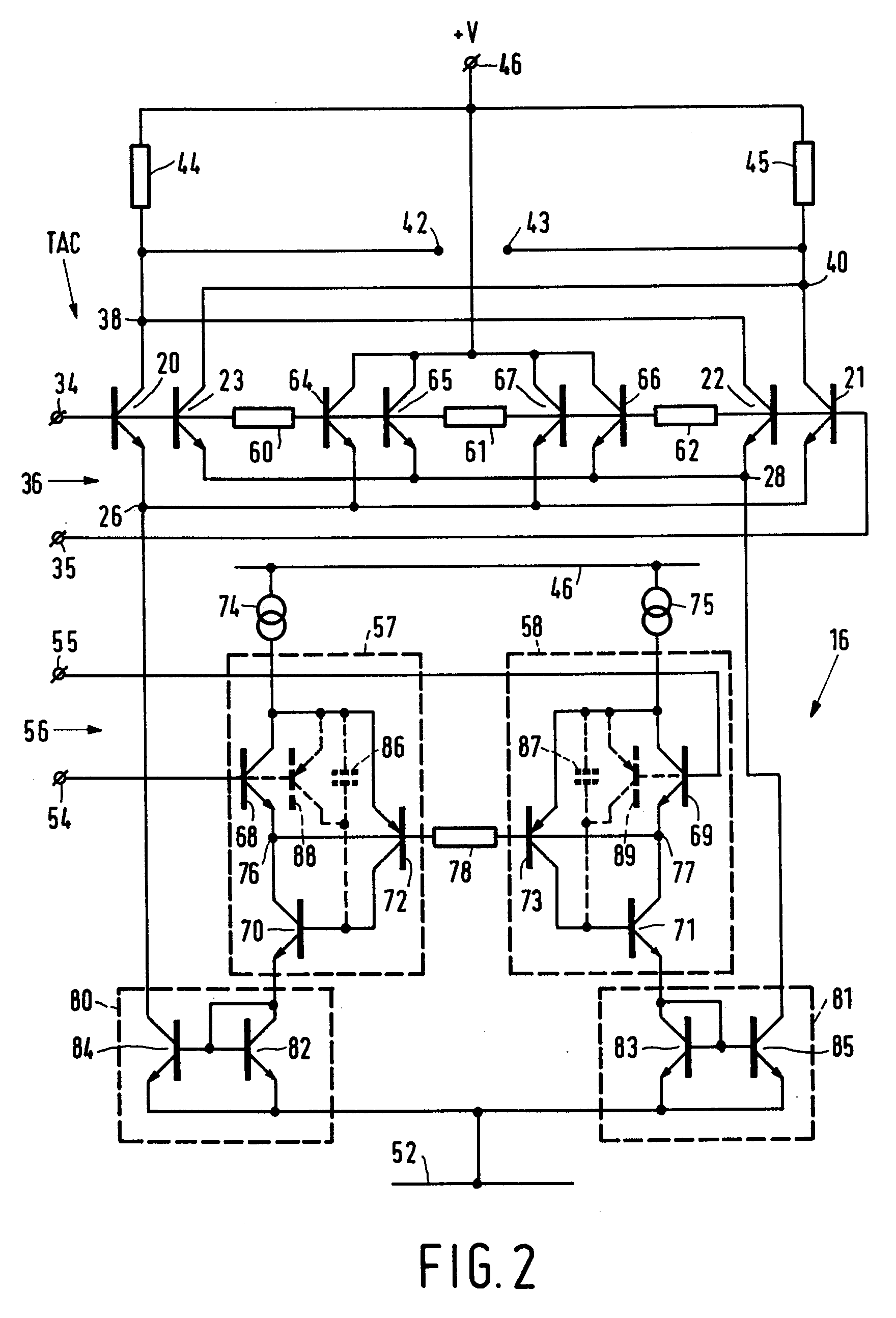 Patent EP0623993A2 Four quadrant multiplier circuit and