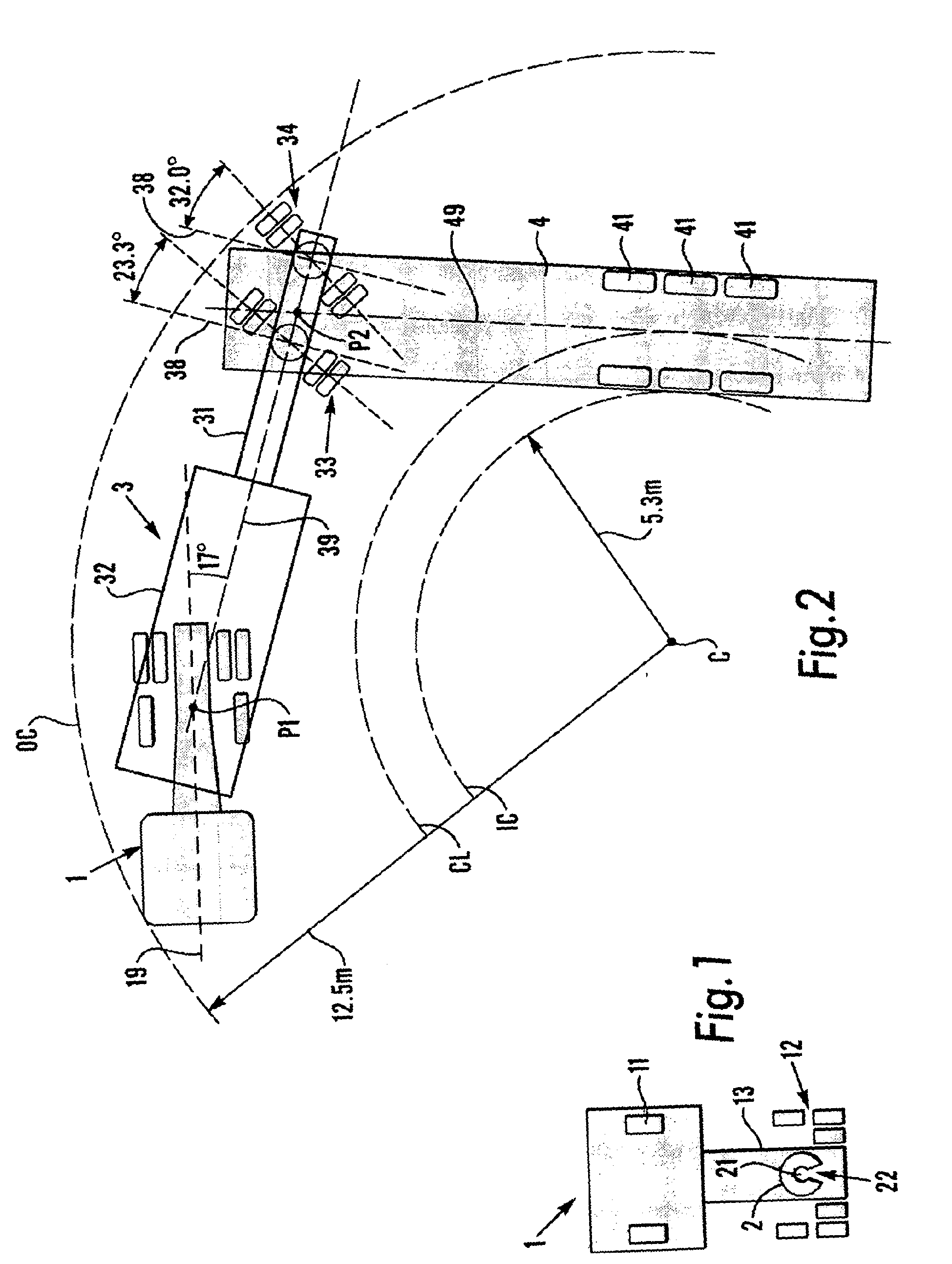 Patent EP1422124B1 Articulated vehicle Google Patents