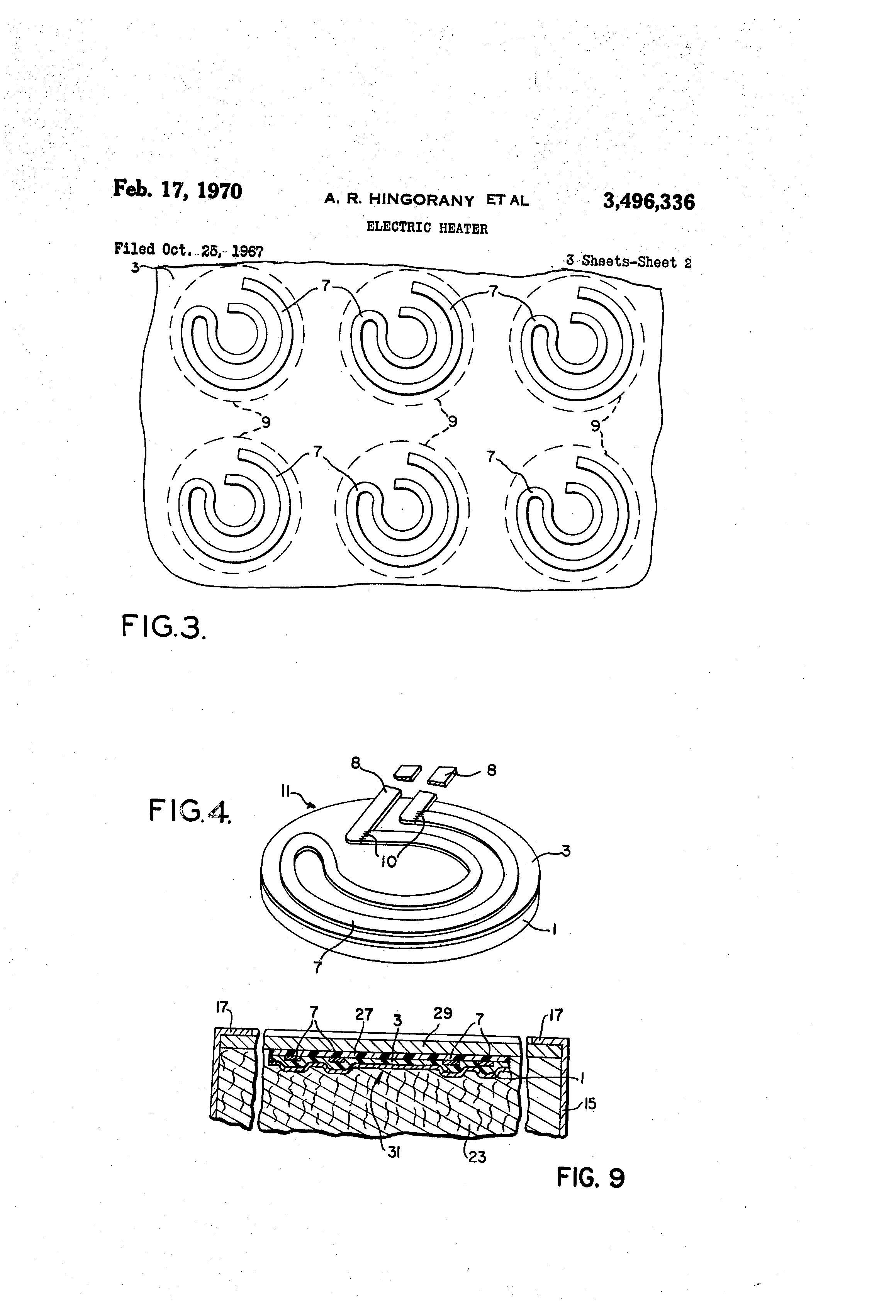 Patent US3496336 Electric heater Google Patents