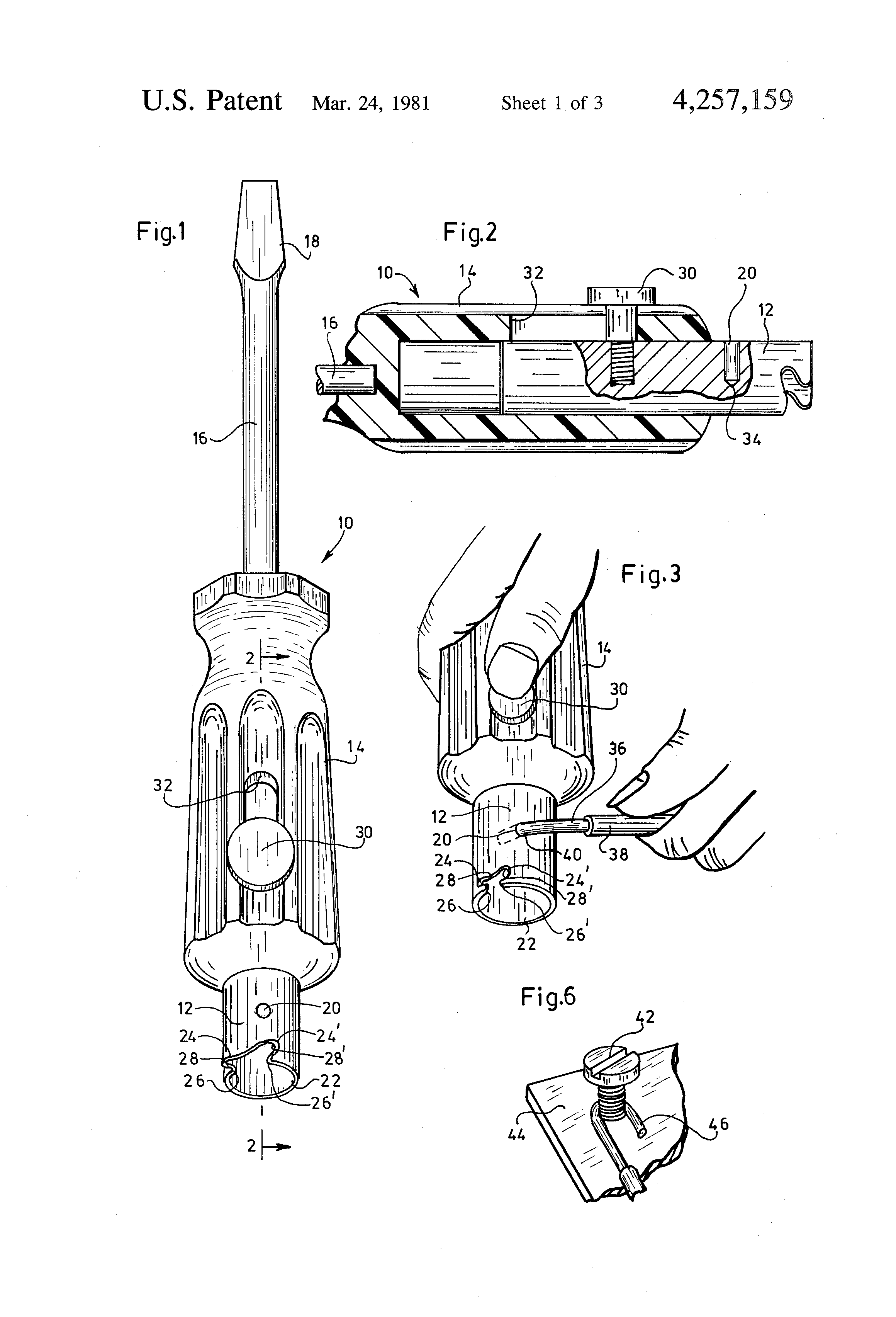 Patent US4257159 Method for securing wires to screw terminals