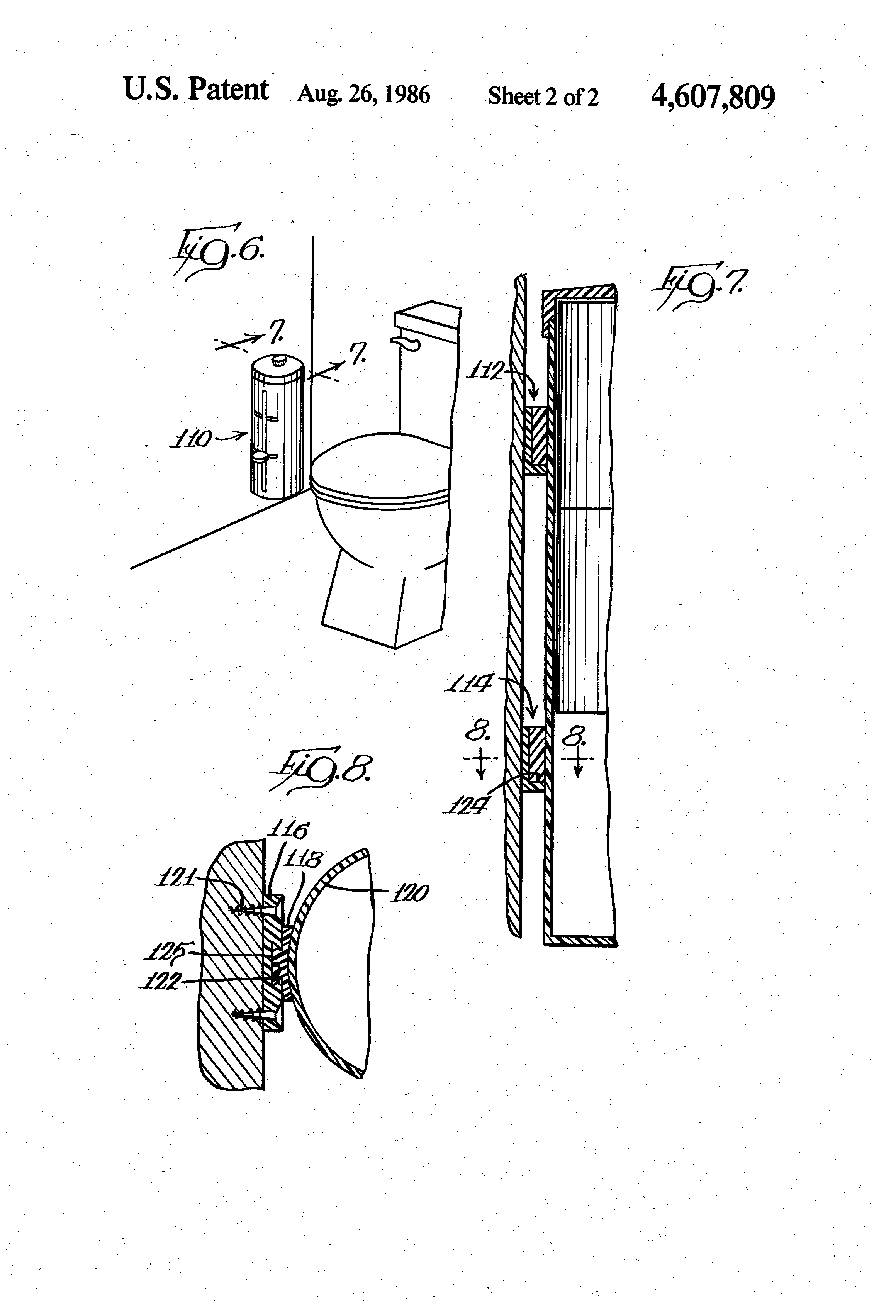 Patent US4607809 Toilet paper holder and dispenser Google Patents
