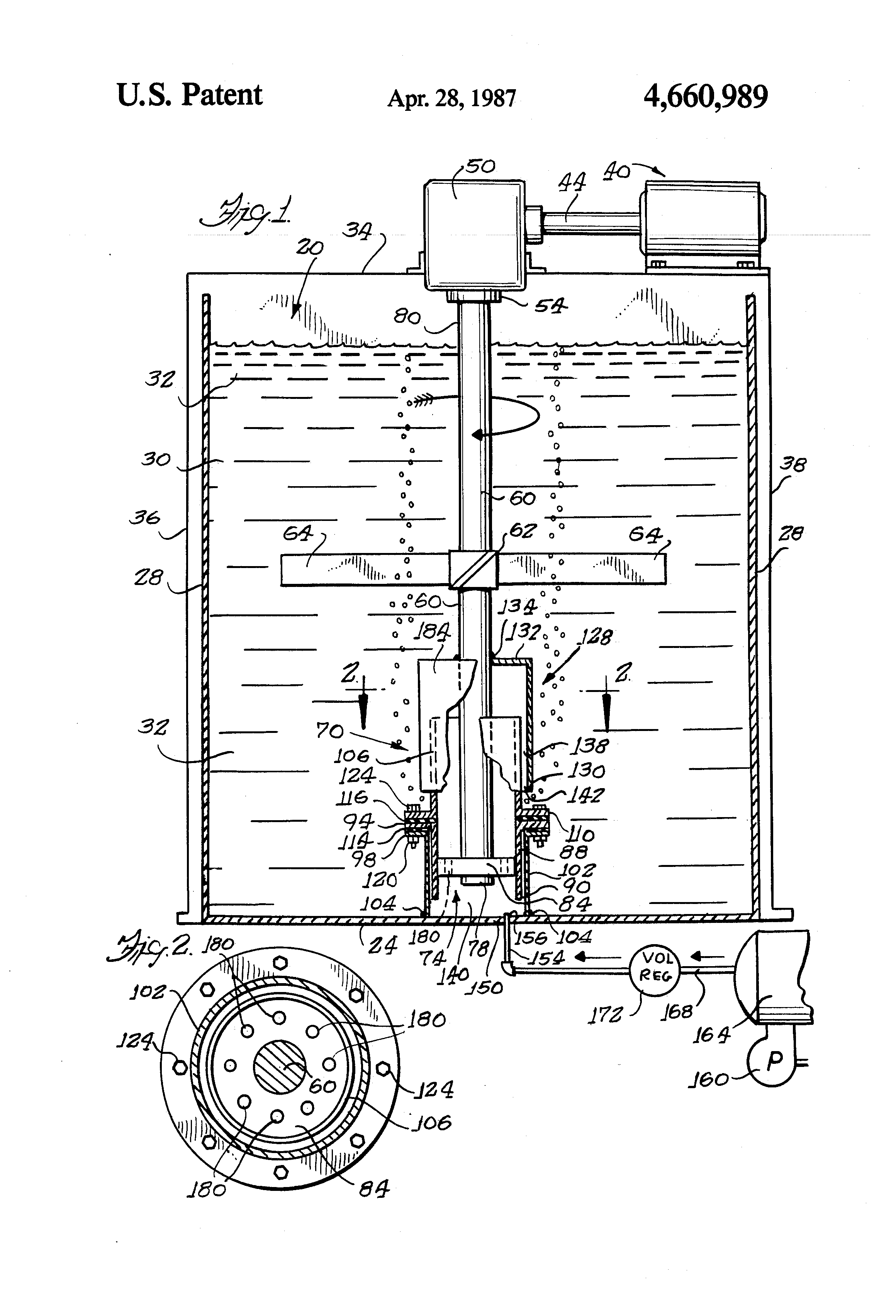 Patent US4660989 Agitator shaft bottom bearing assembly Google Patents