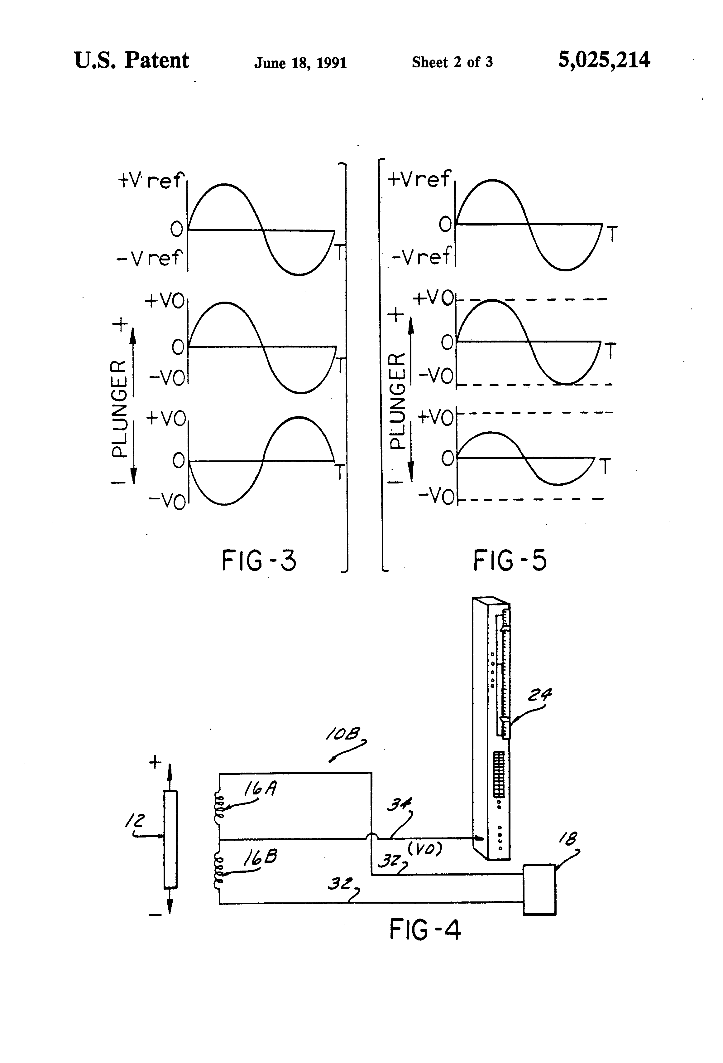 Patent US5025214 Circuit and process for converting a