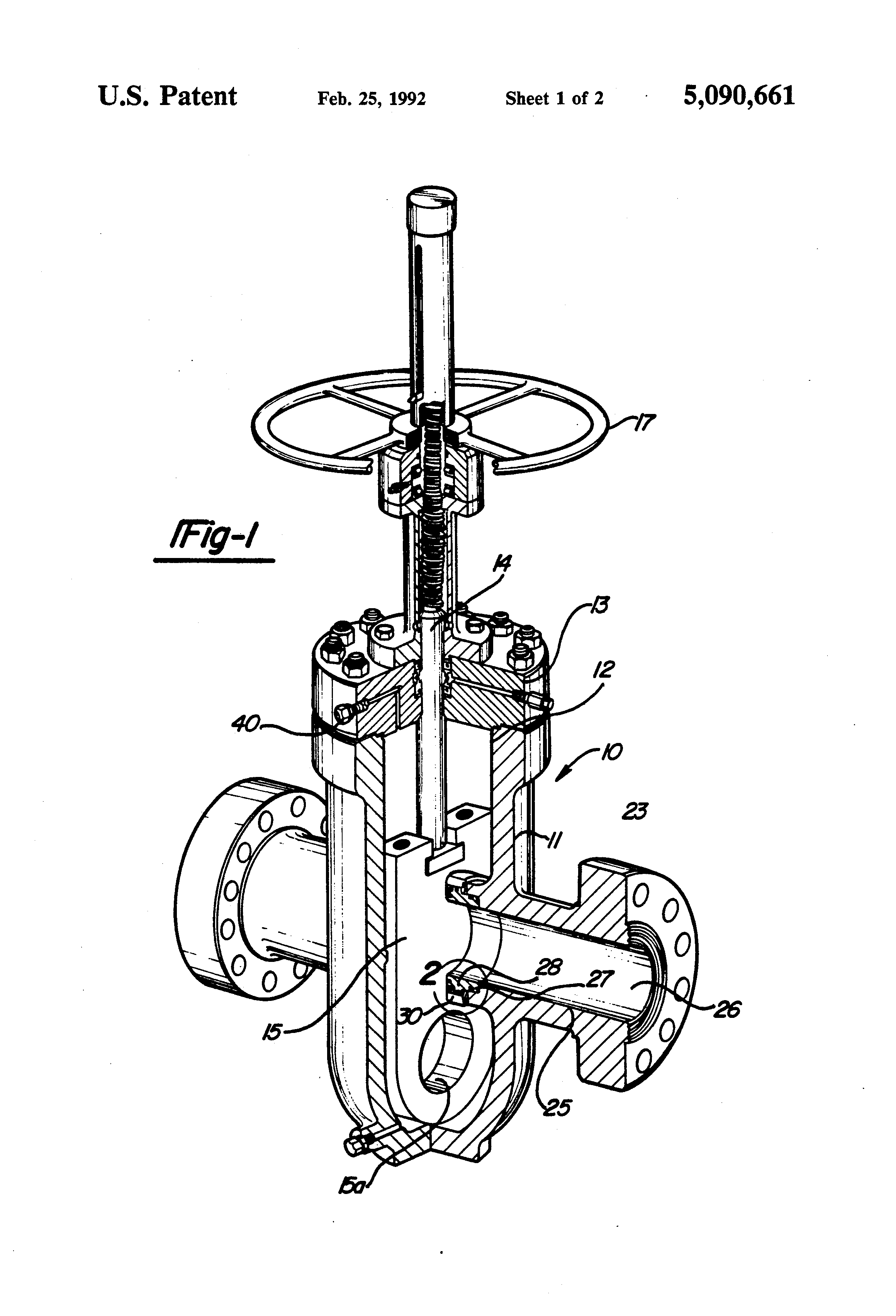 Patent US5090661 Gate valve Google Patents