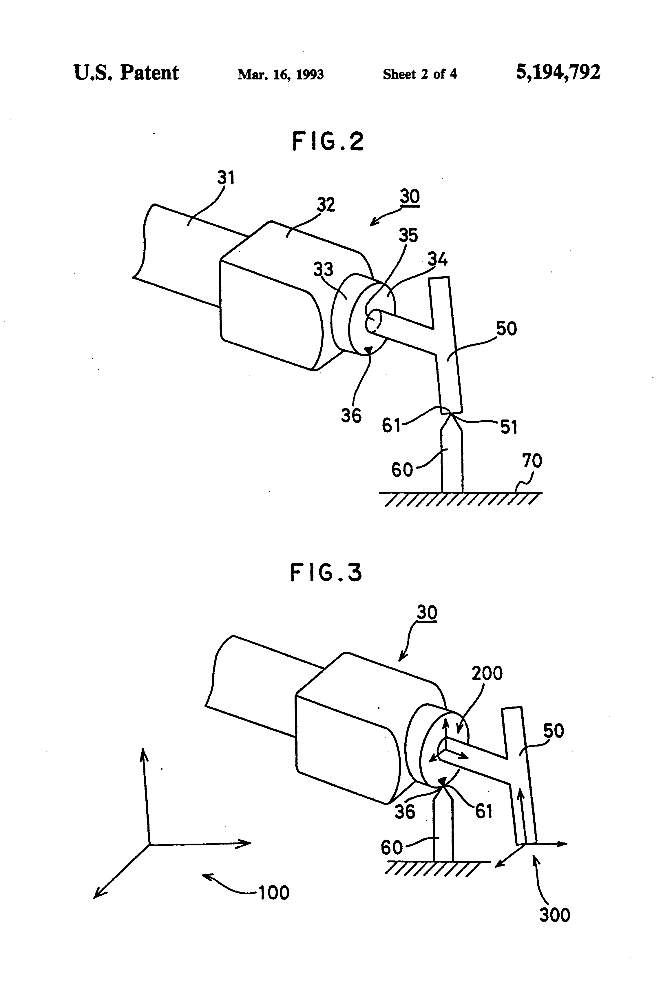 Patent US5194792 Tool center point setting method in a robot Google