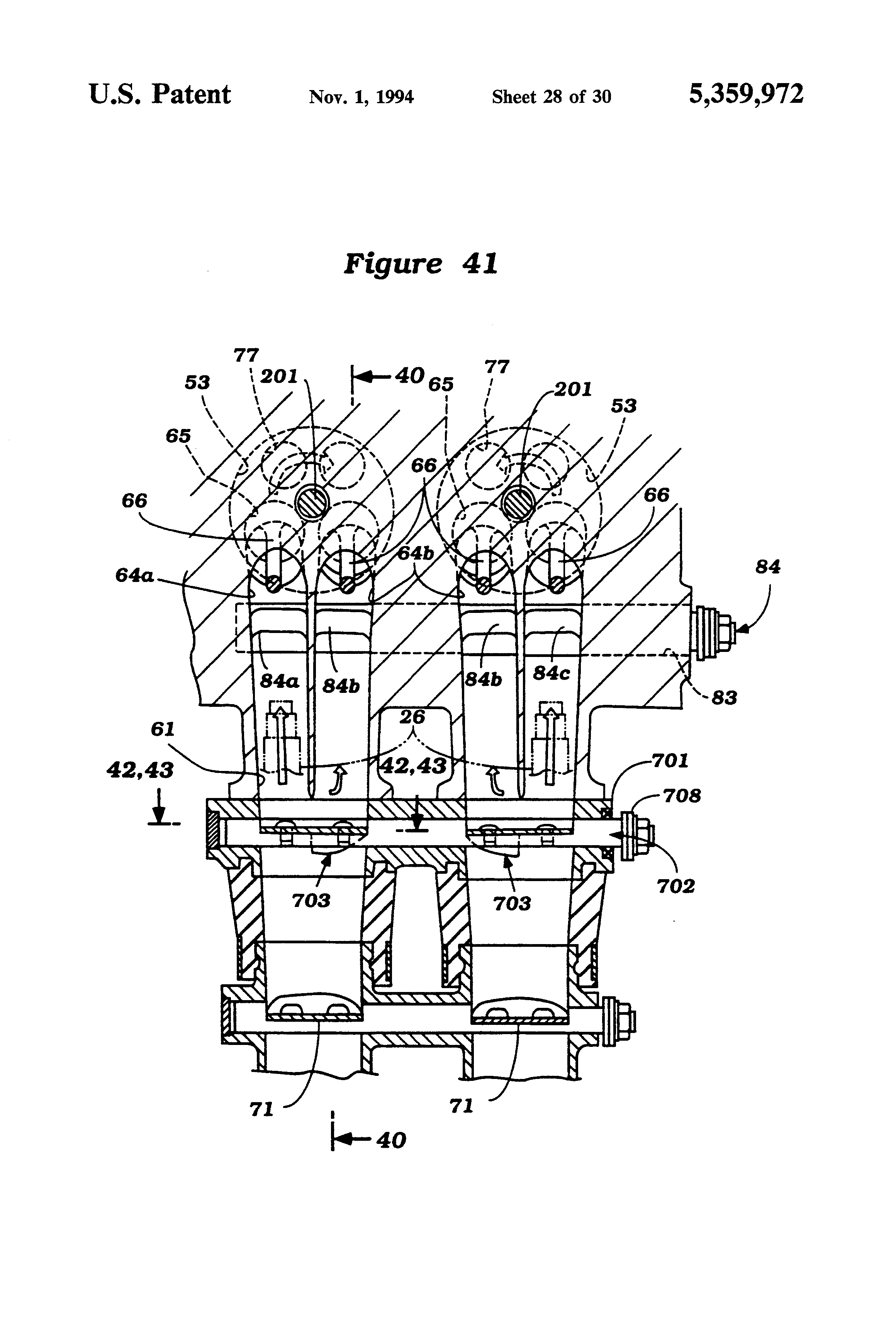 Patent US5359972 Tumble control valve for intake port Google Patents