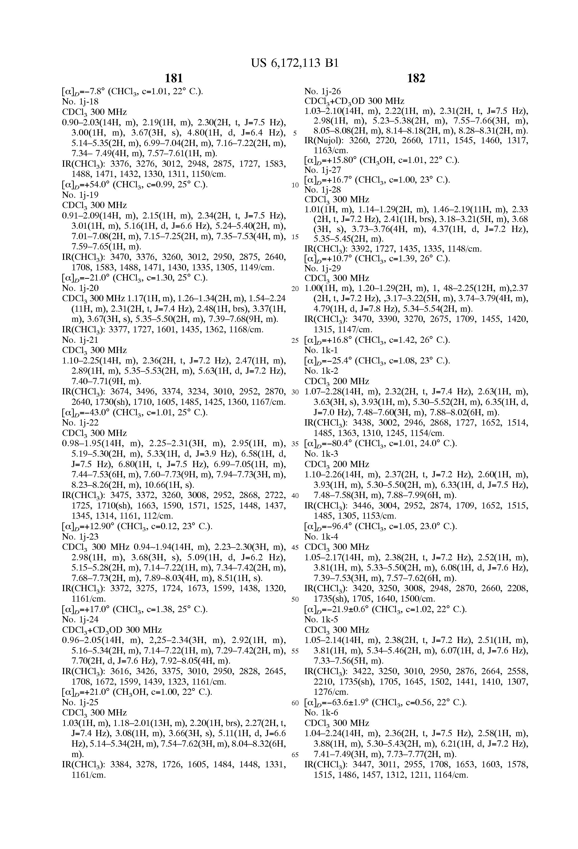 Patent US6172113 Bicyclic amino derivatives and PGD2 antagonist