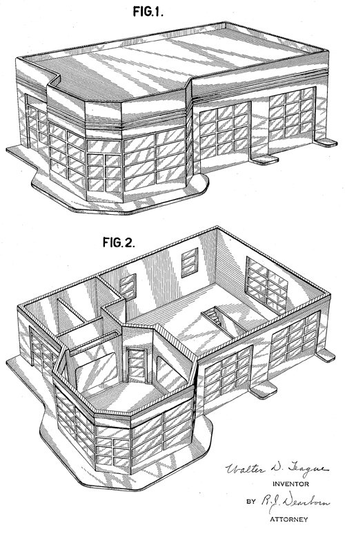 Texaco gas station Patent Room