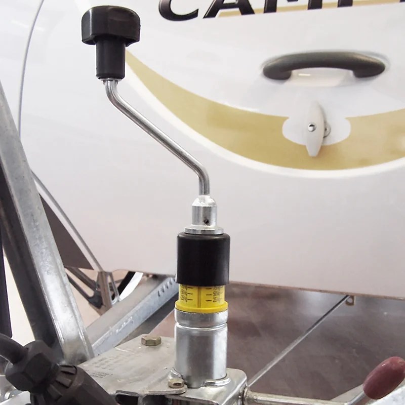 Jockey wheel 48mm with scale function PAT Europe