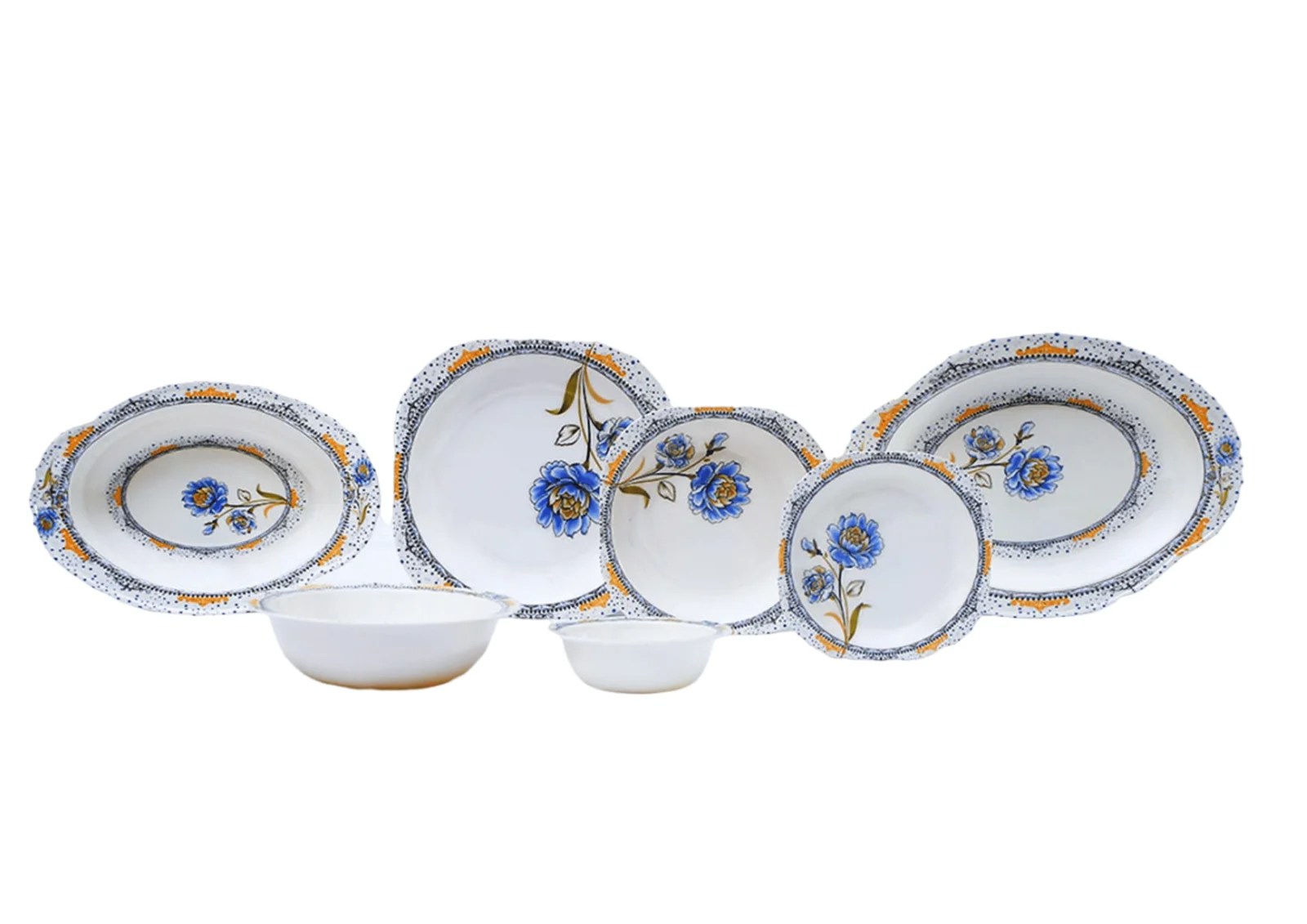 80 PCS 6 PERSON DINNER SET CROWN Patex