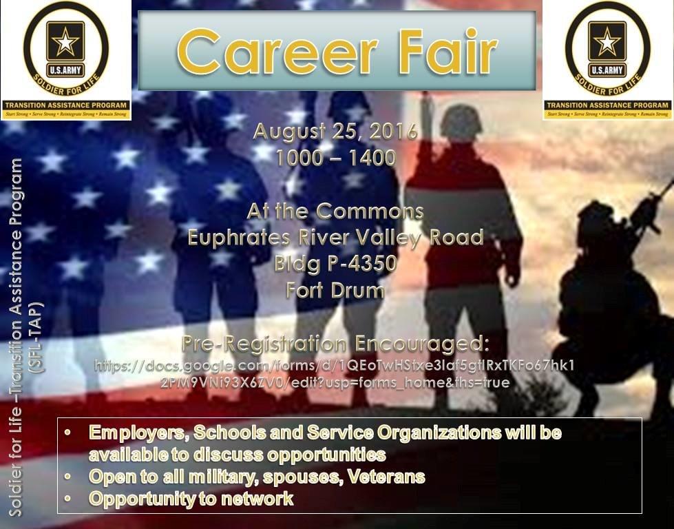 Join Us At Fort Drum's Career Fair August 25 PGI Patriot Group