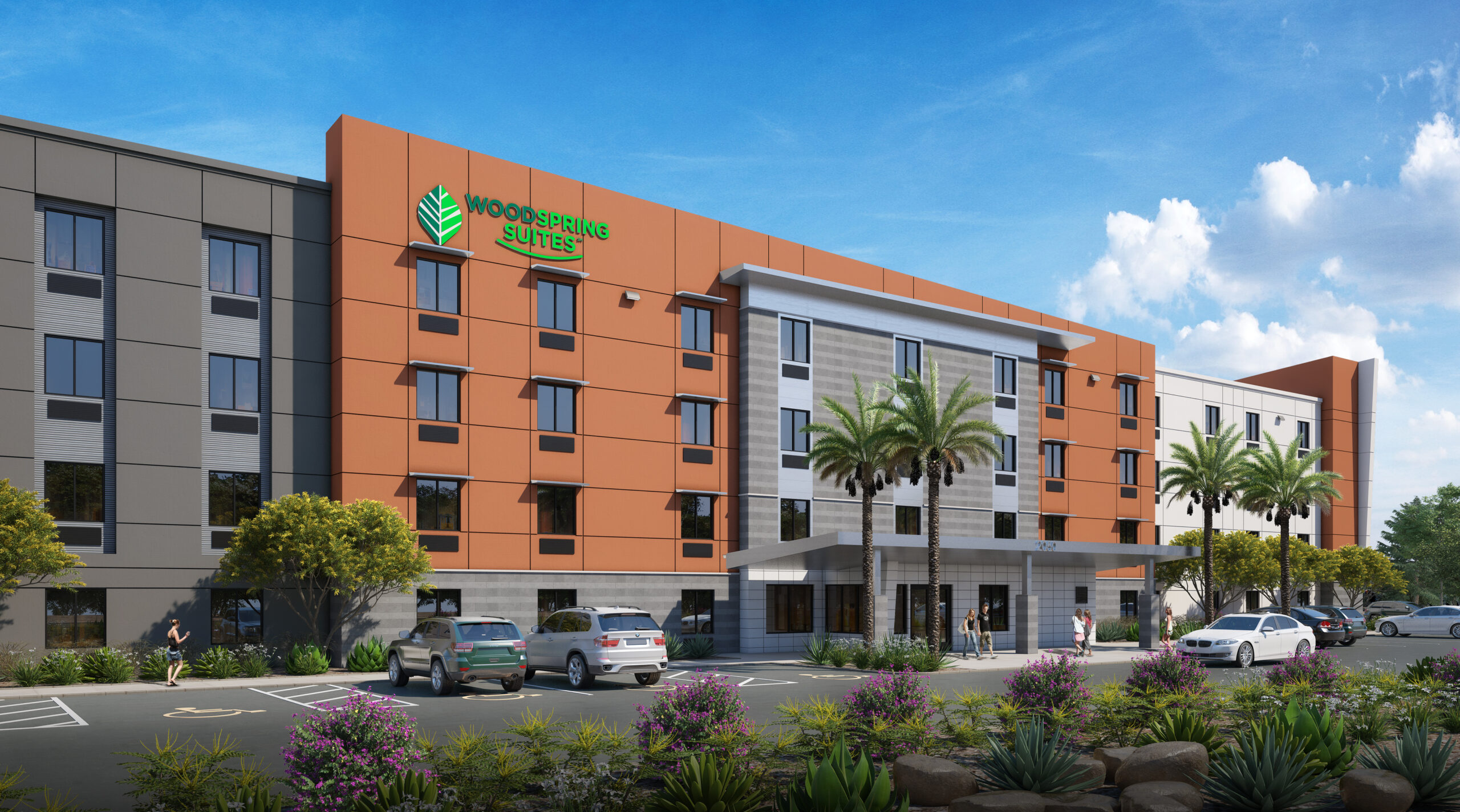 WoodSpring Suites Chandler Airport Path Construction