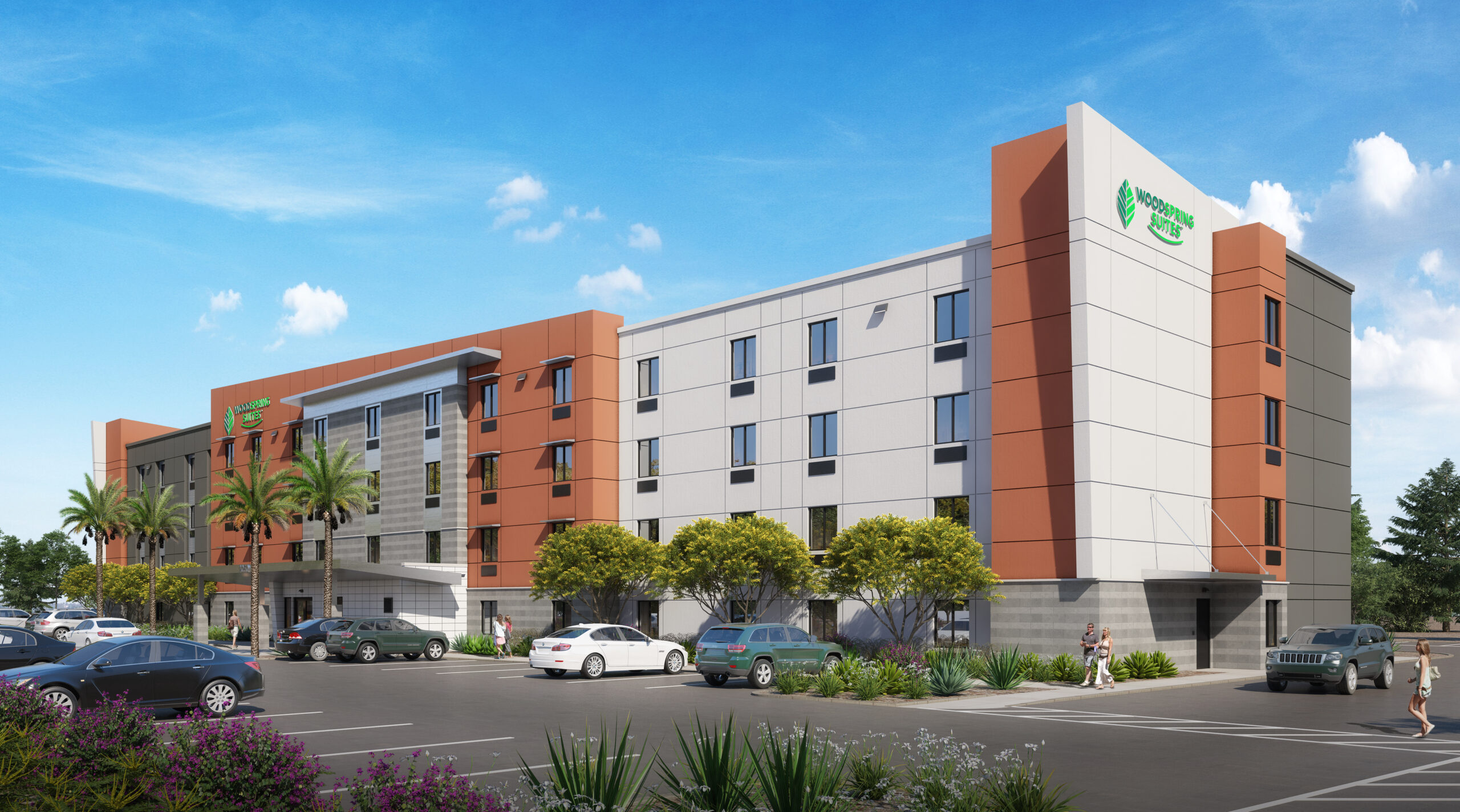 WoodSpring Suites Chandler Airport Path Construction