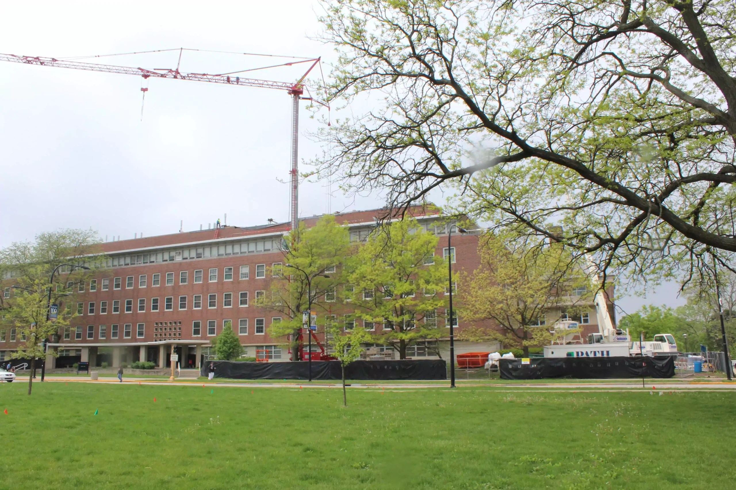 University of Illinois Bevier Hall Path Construction