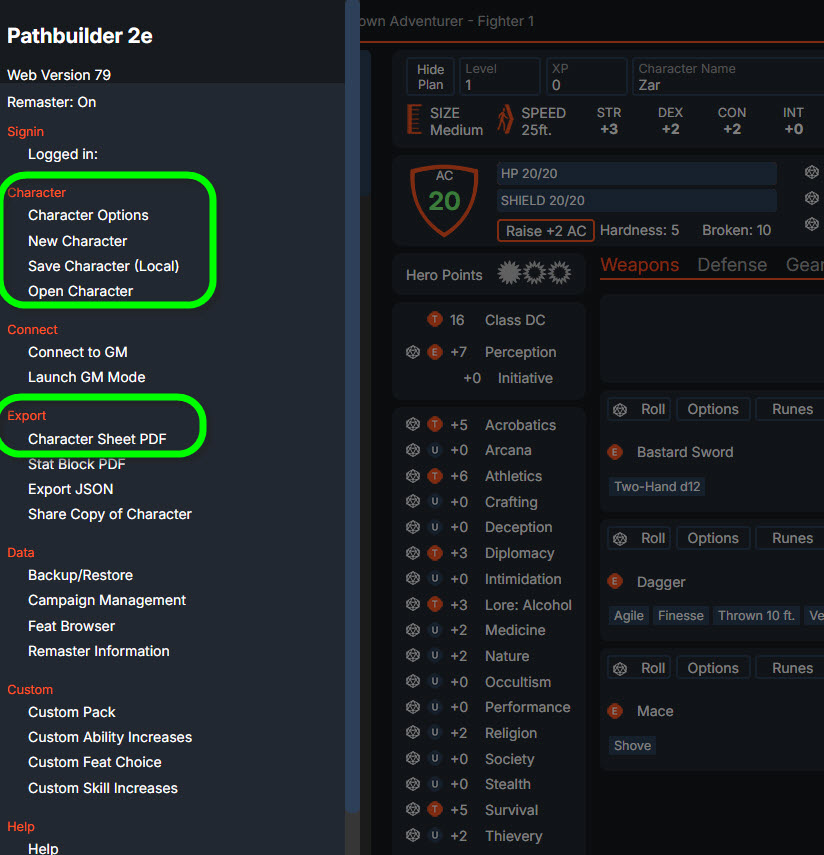 How to Create a Pathfinder 2e Character Fast